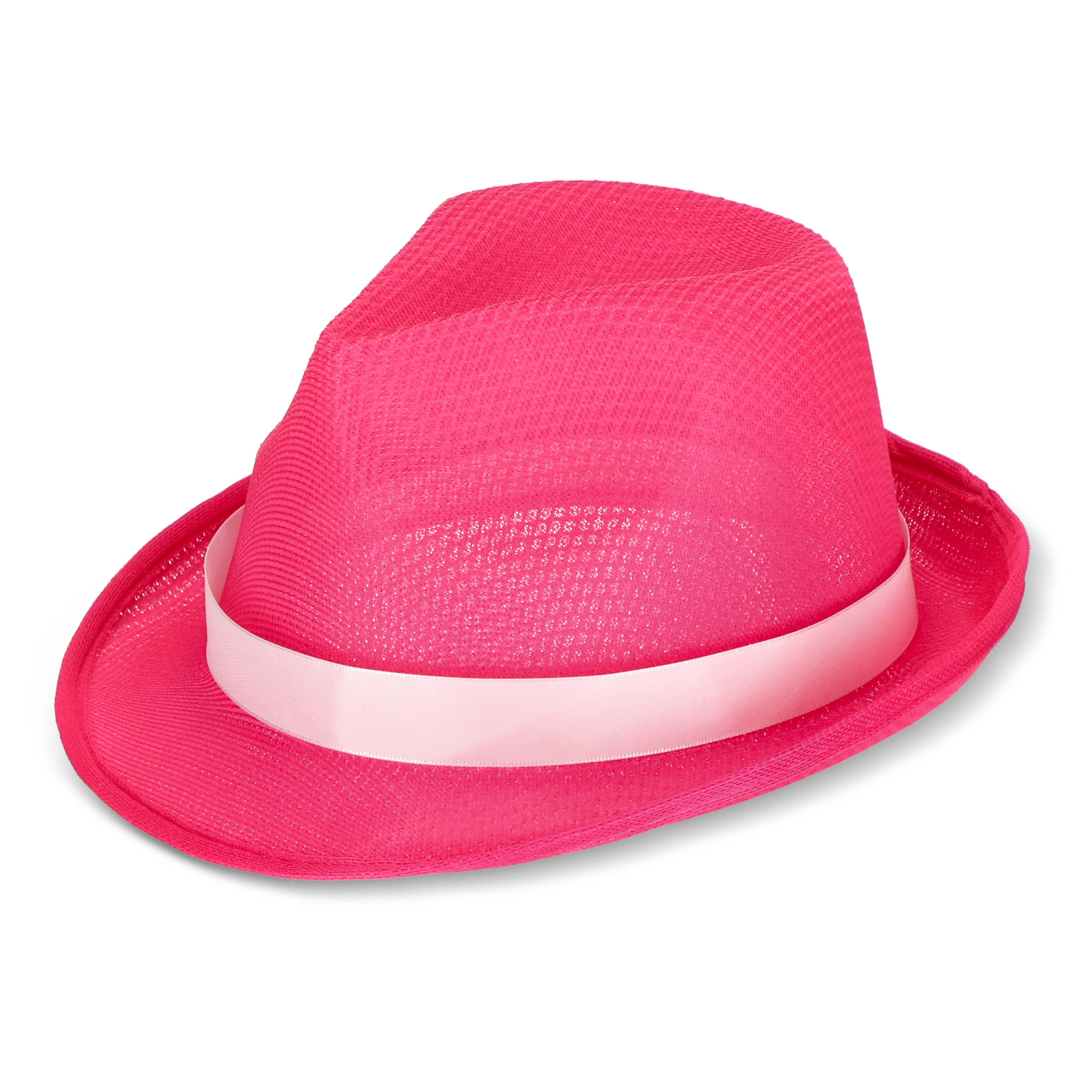 Sommerhut aus Polyester mit farbigem Hutband