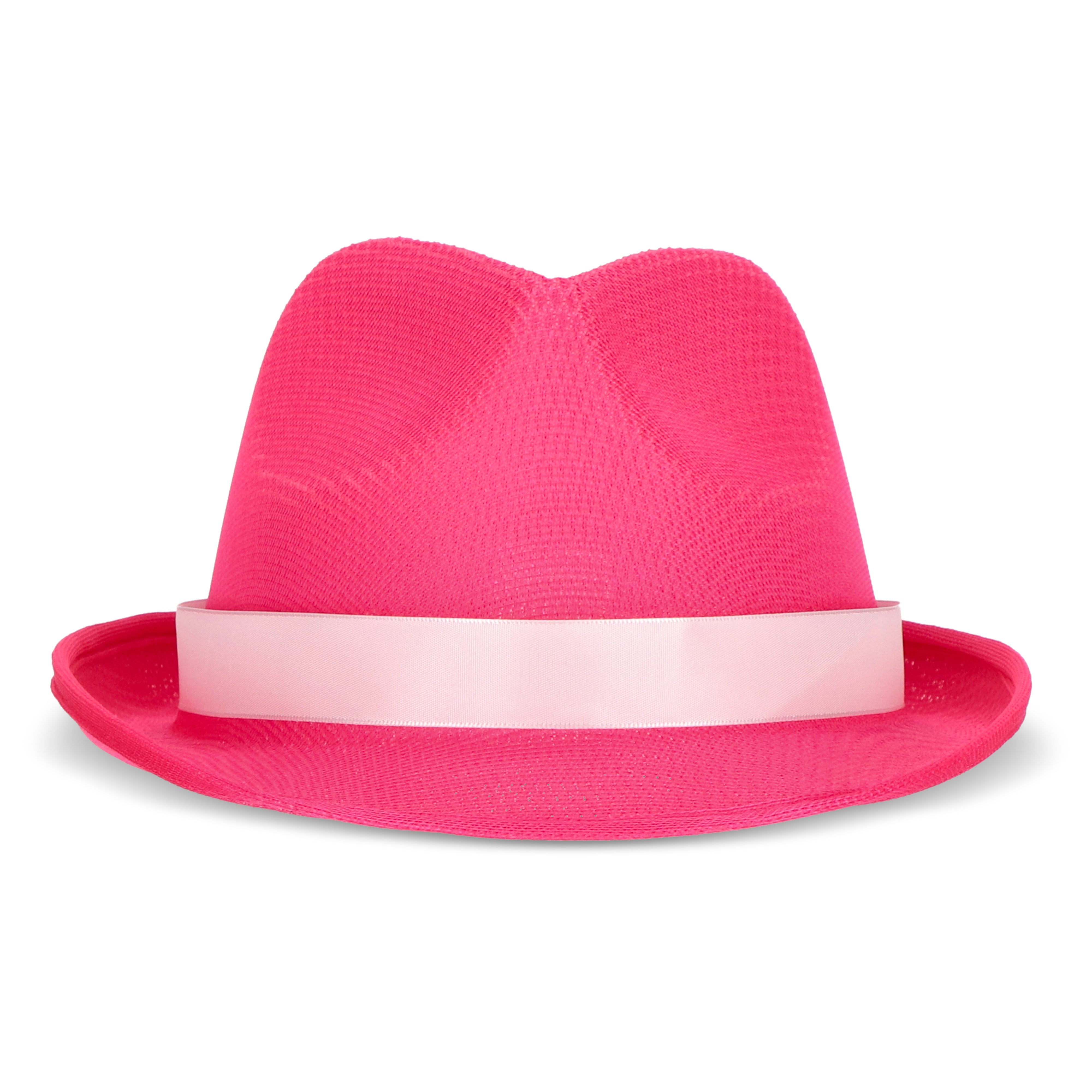 Sommerhut aus Polyester mit farbigem Hutband