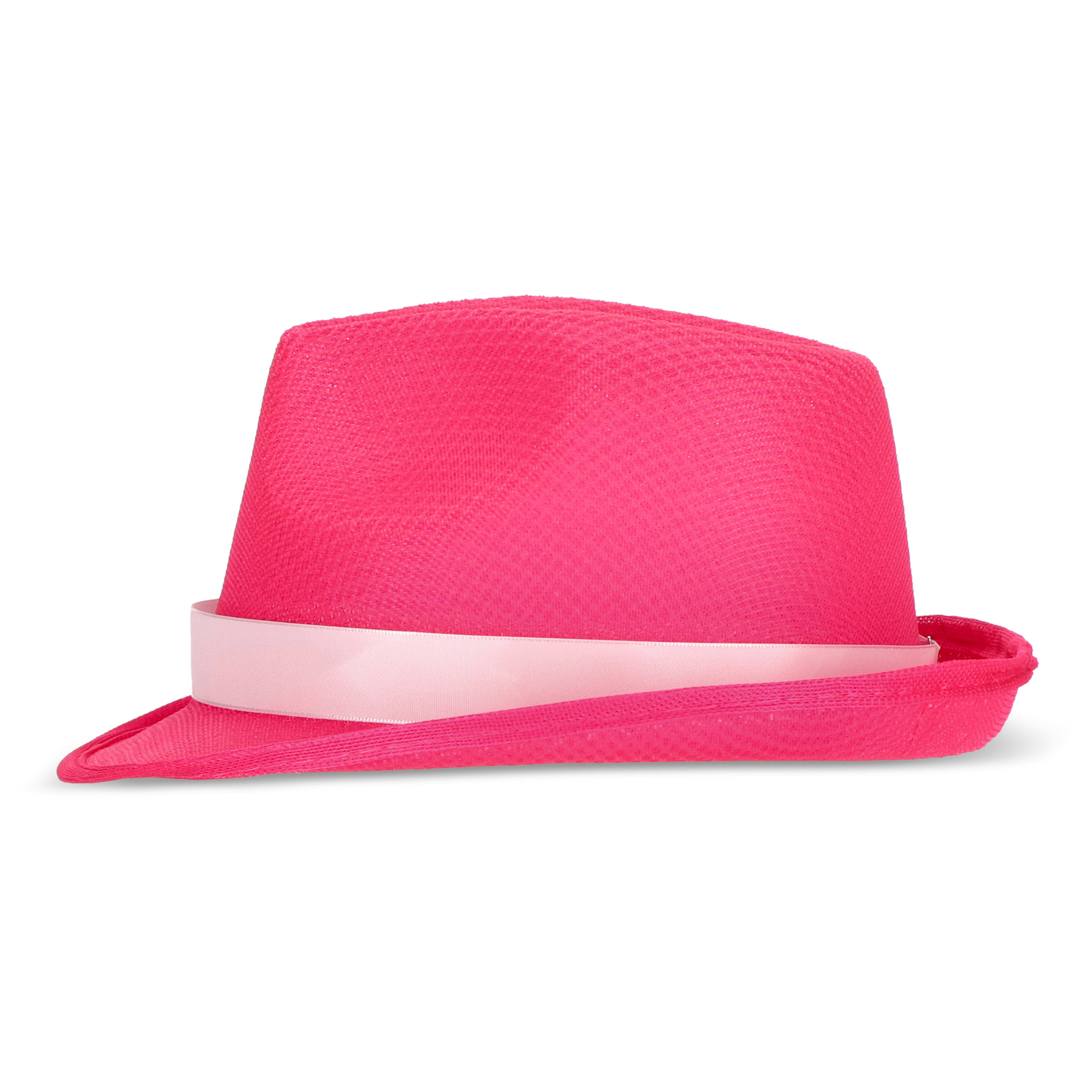 Sommerhut aus Polyester mit farbigem Hutband