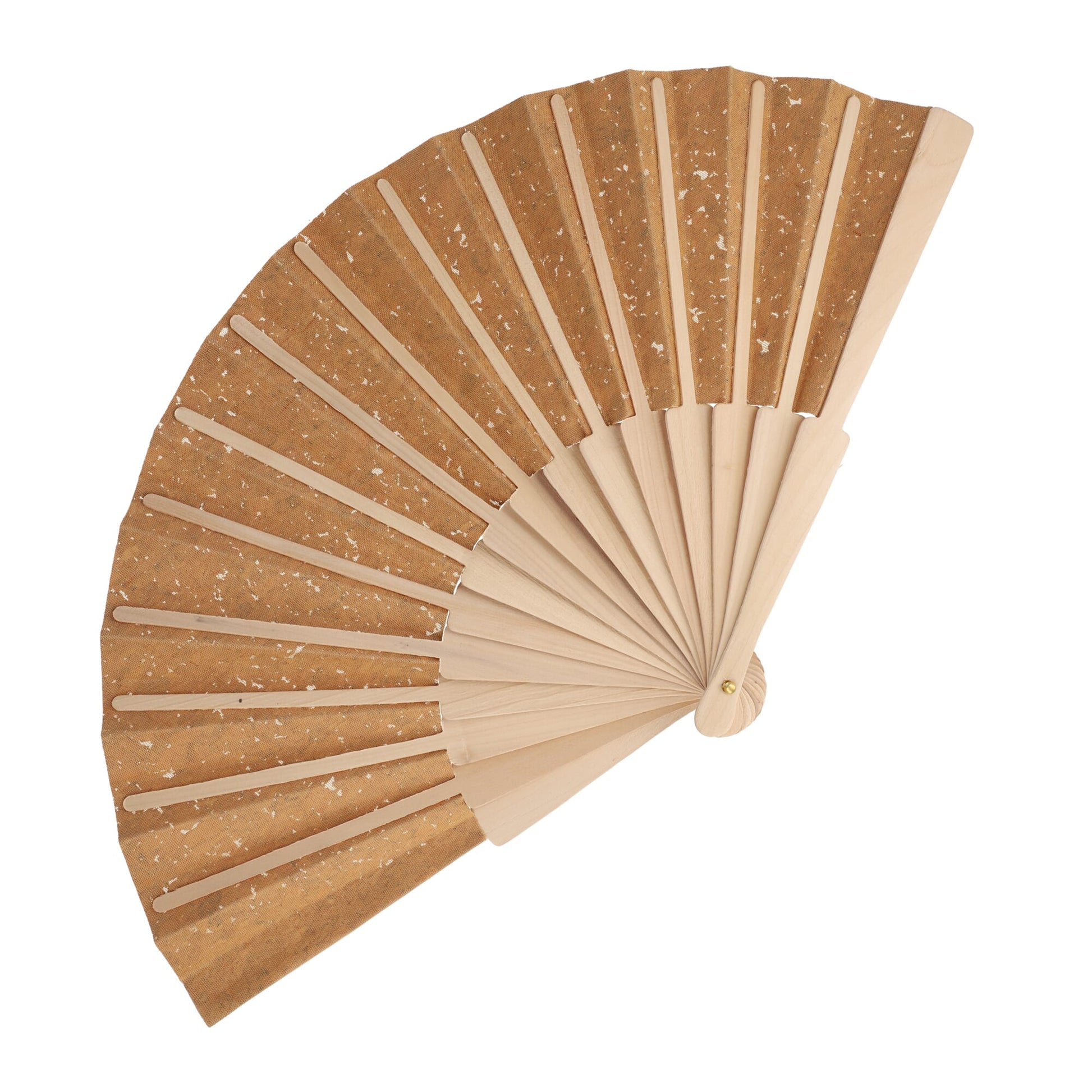 Fächer aus Holz mit Korkgewebe