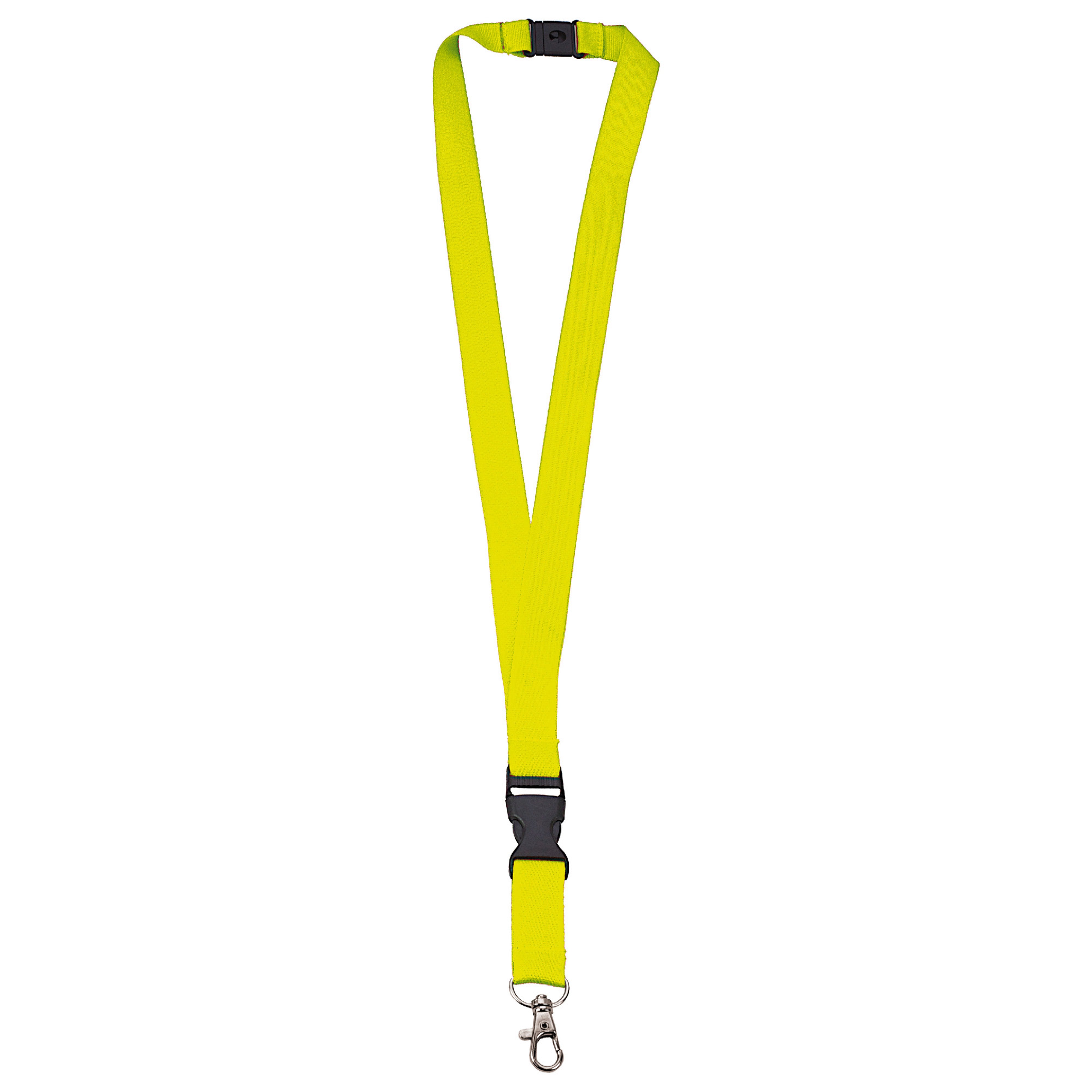 Polyester-Lanyard 20 mm mit Schnalle und Haken