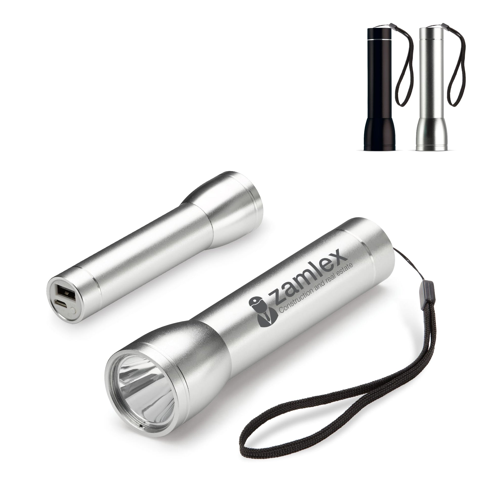 Taschenlampe mit Powerbank 2200mAh