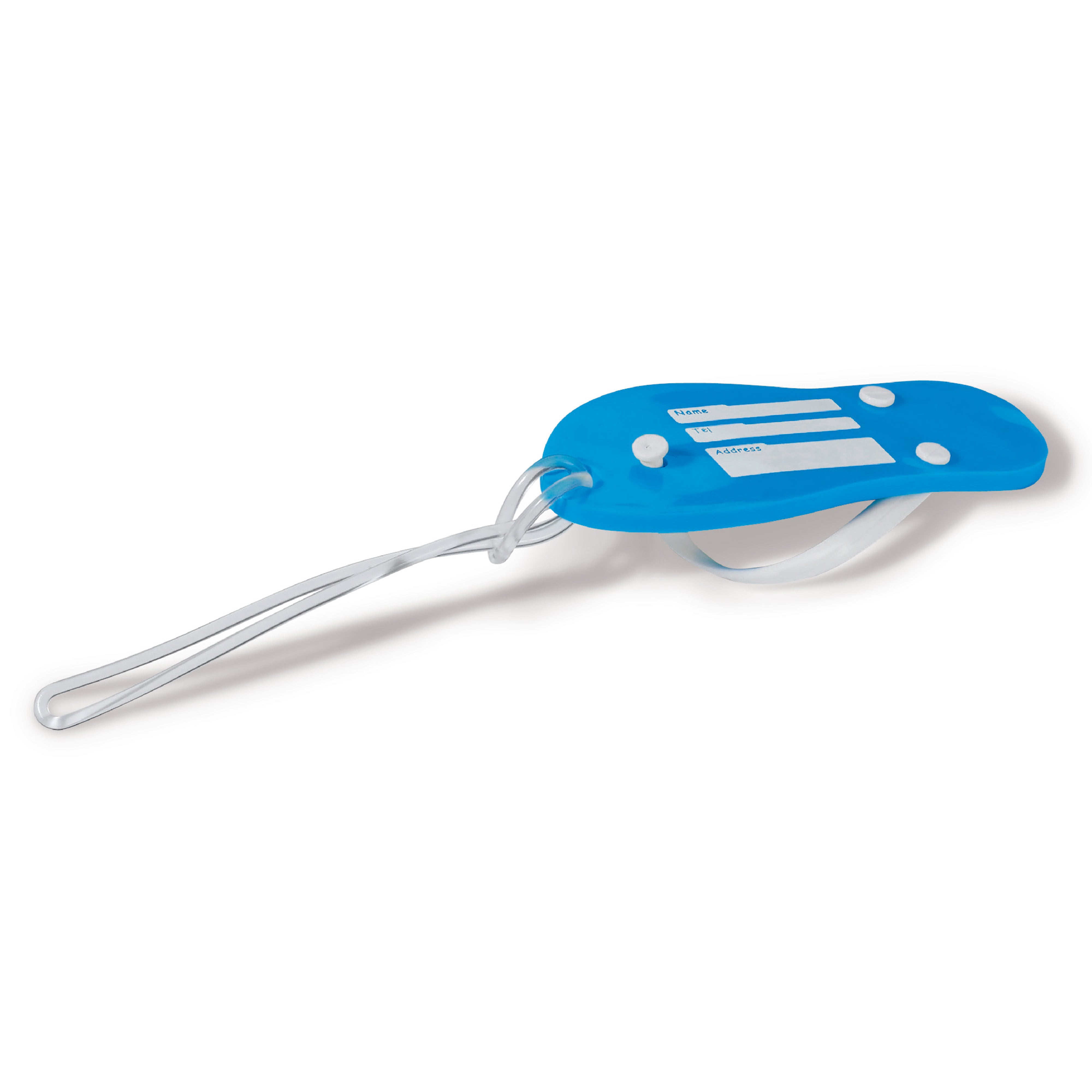 Kofferanhänger „Slipper“ aus PVC
