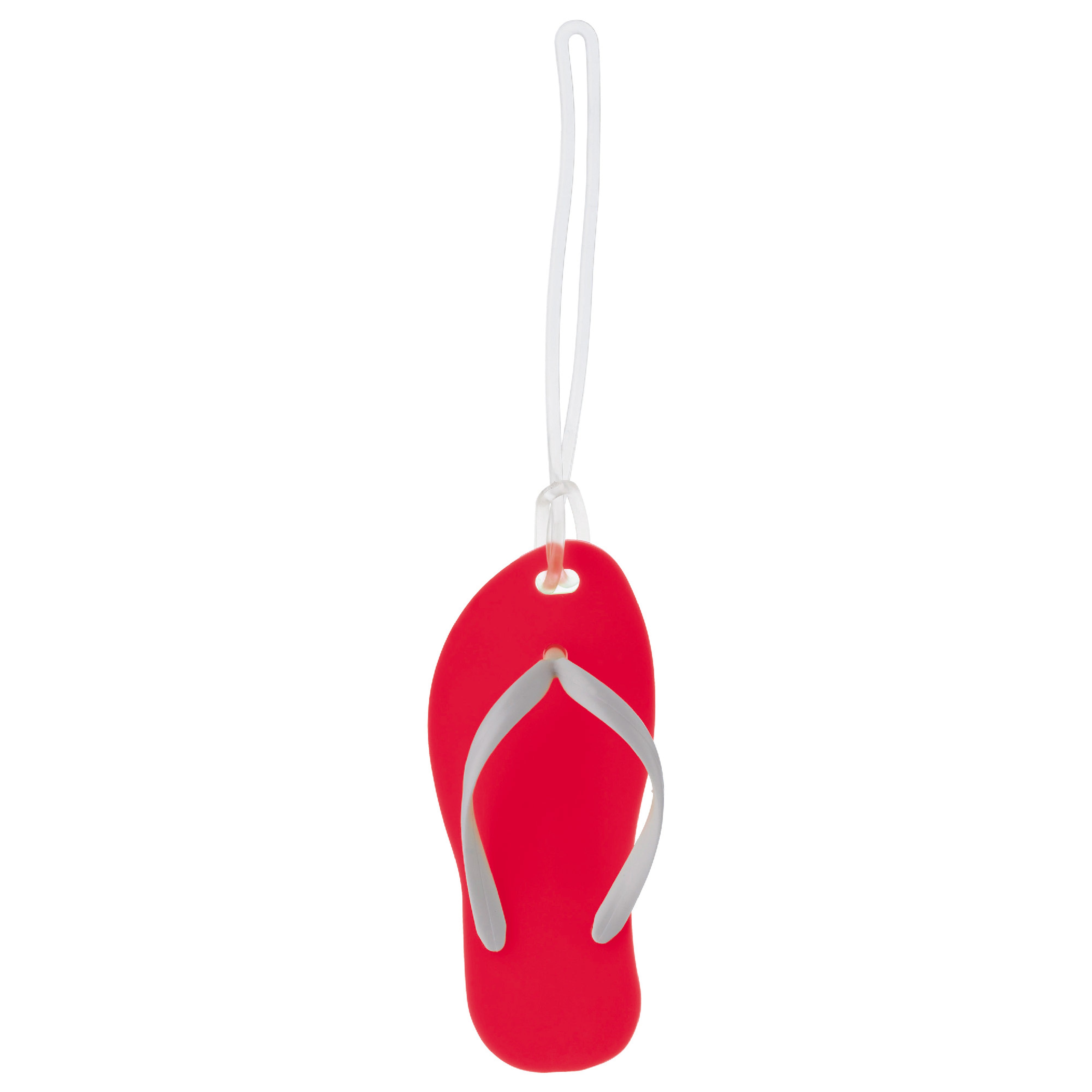 Kofferanhänger „Slipper“ aus PVC