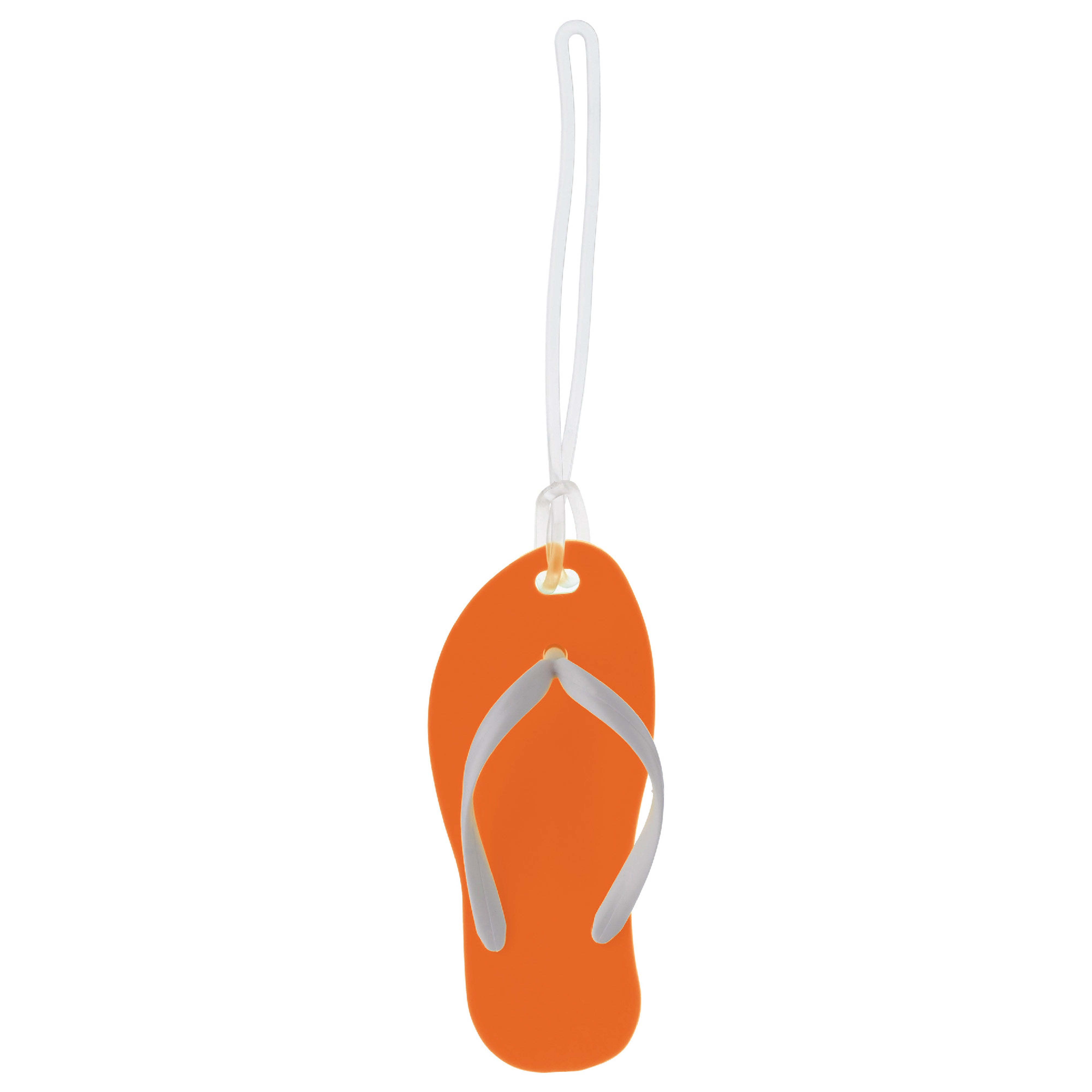 Kofferanhänger „Slipper“ aus PVC