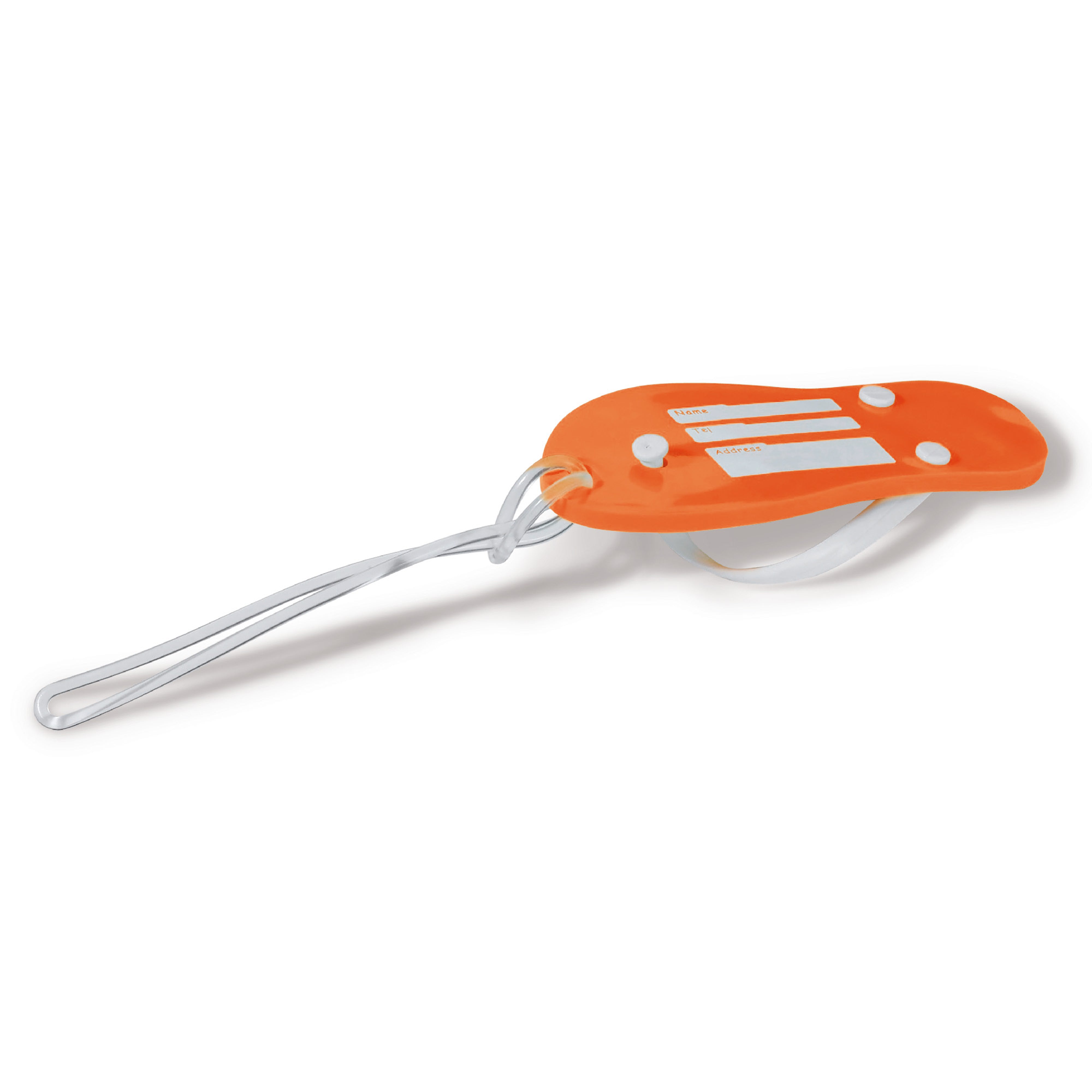 Kofferanhänger „Slipper“ aus PVC