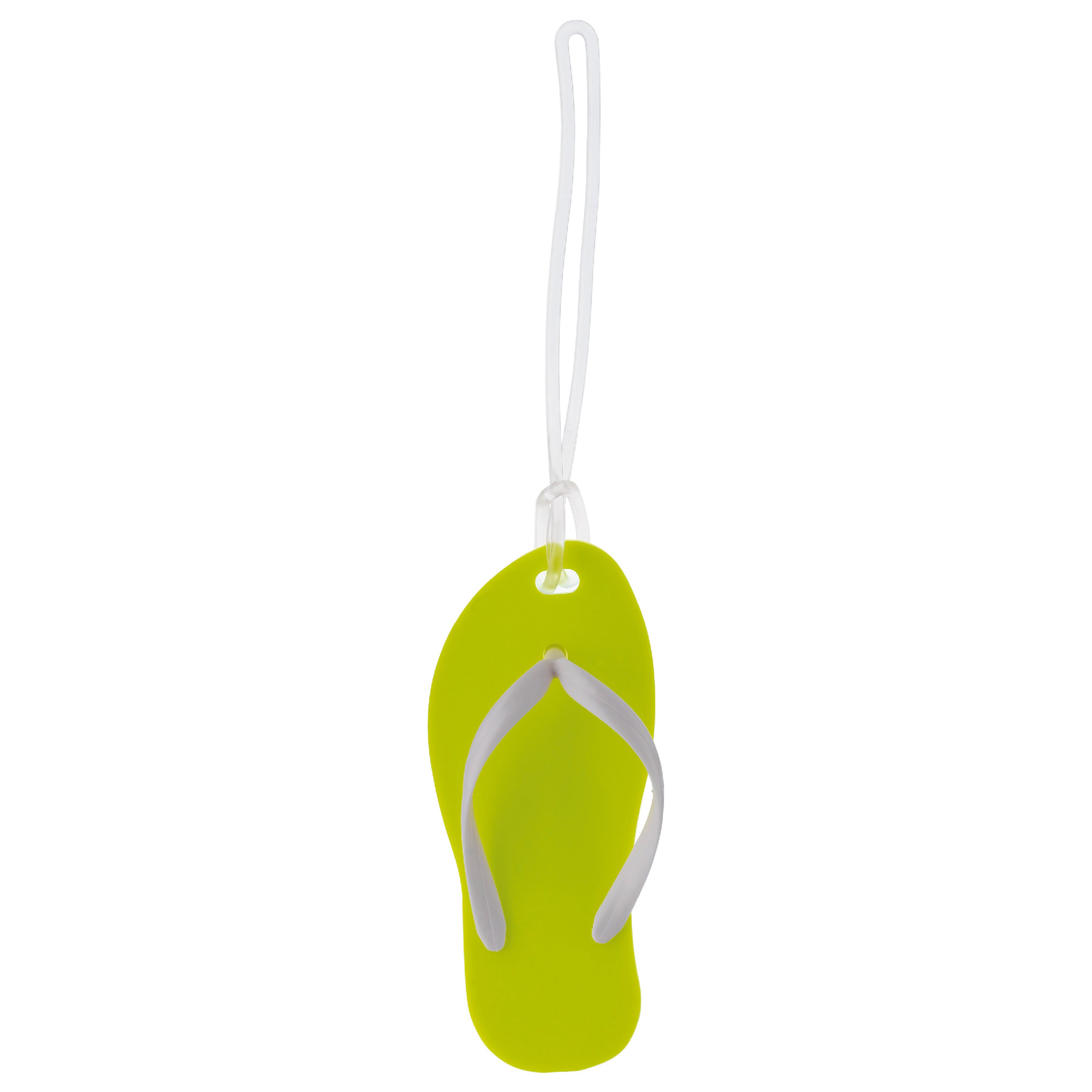 Kofferanhänger „Slipper“ aus PVC