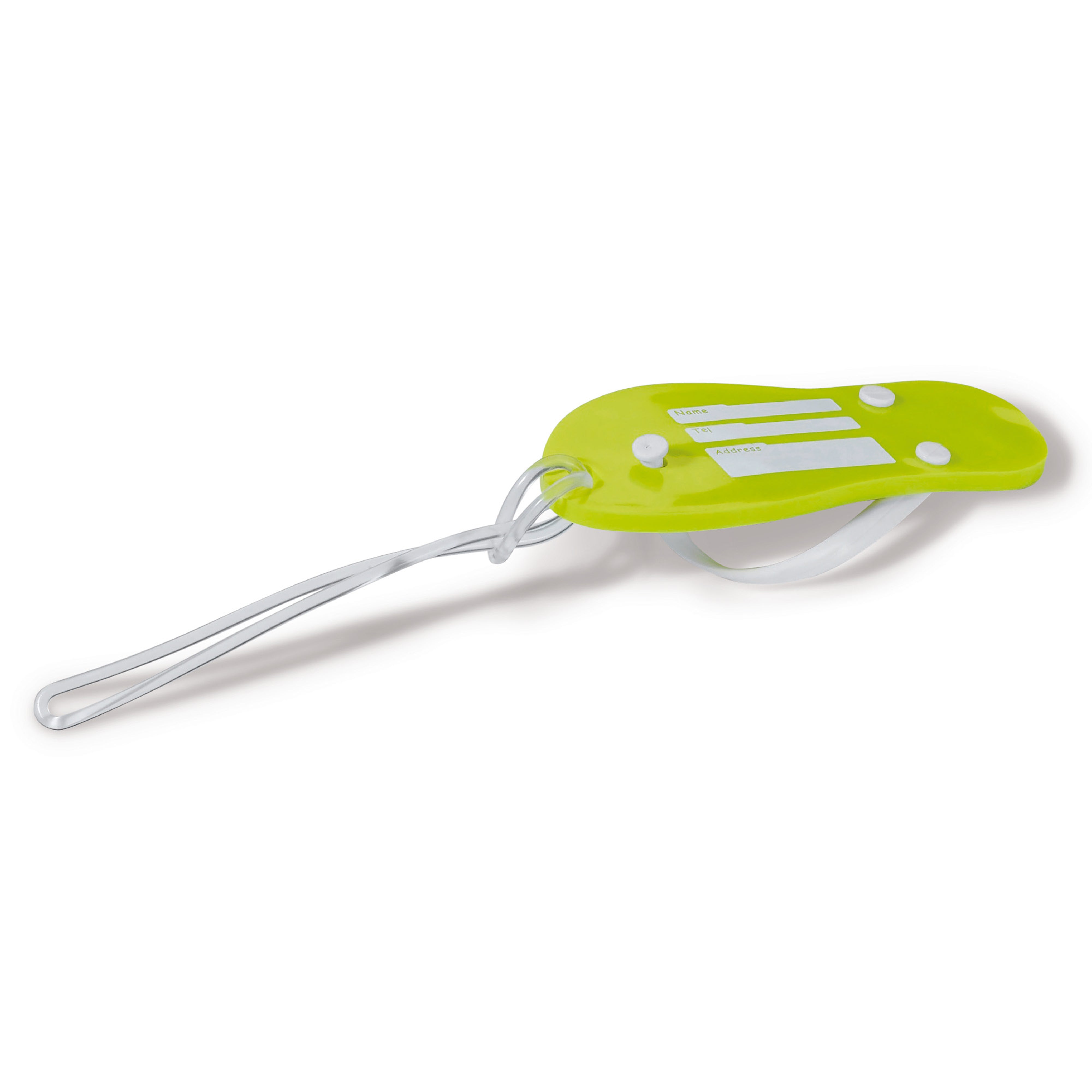 Kofferanhänger „Slipper“ aus PVC