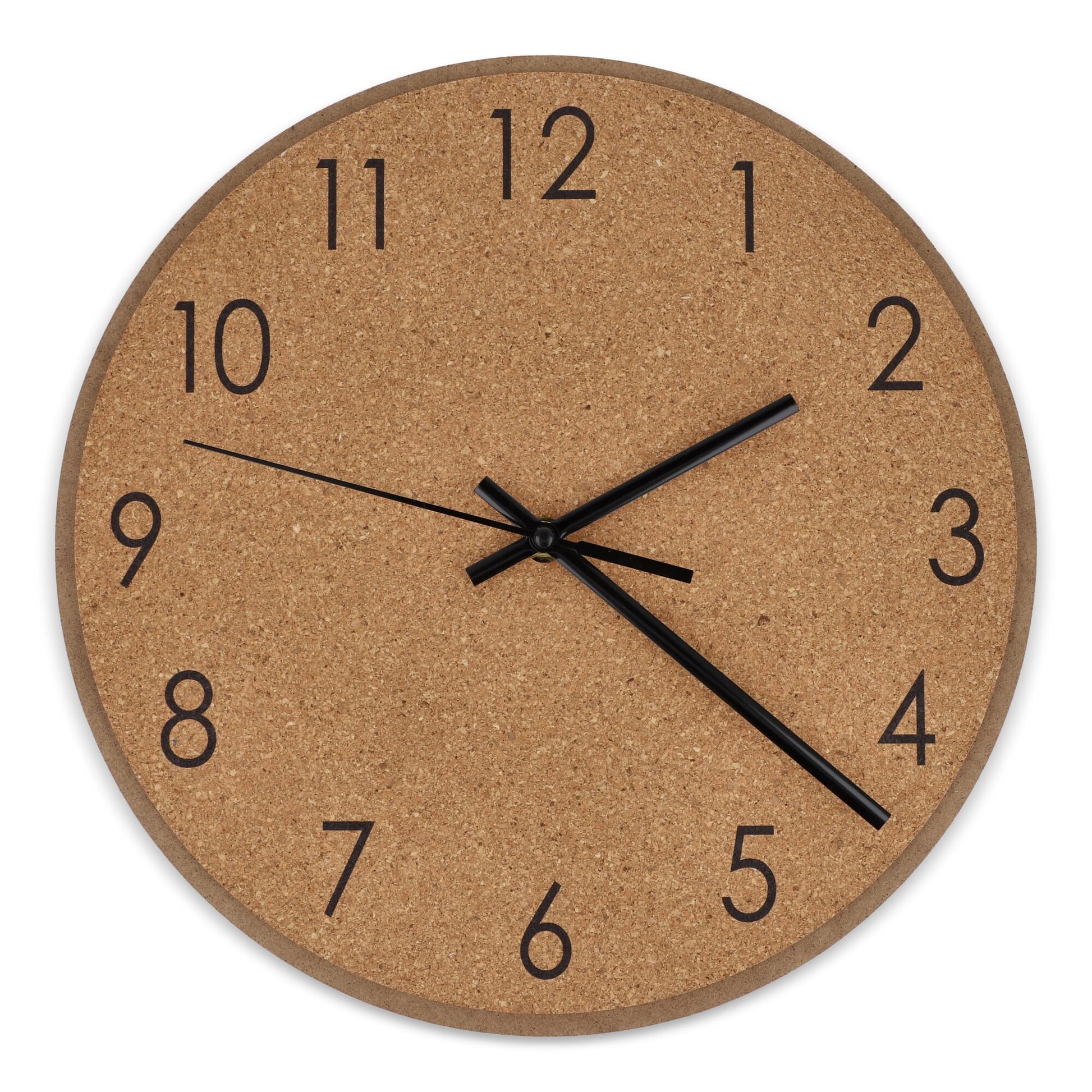 Wanduhr aus Kork