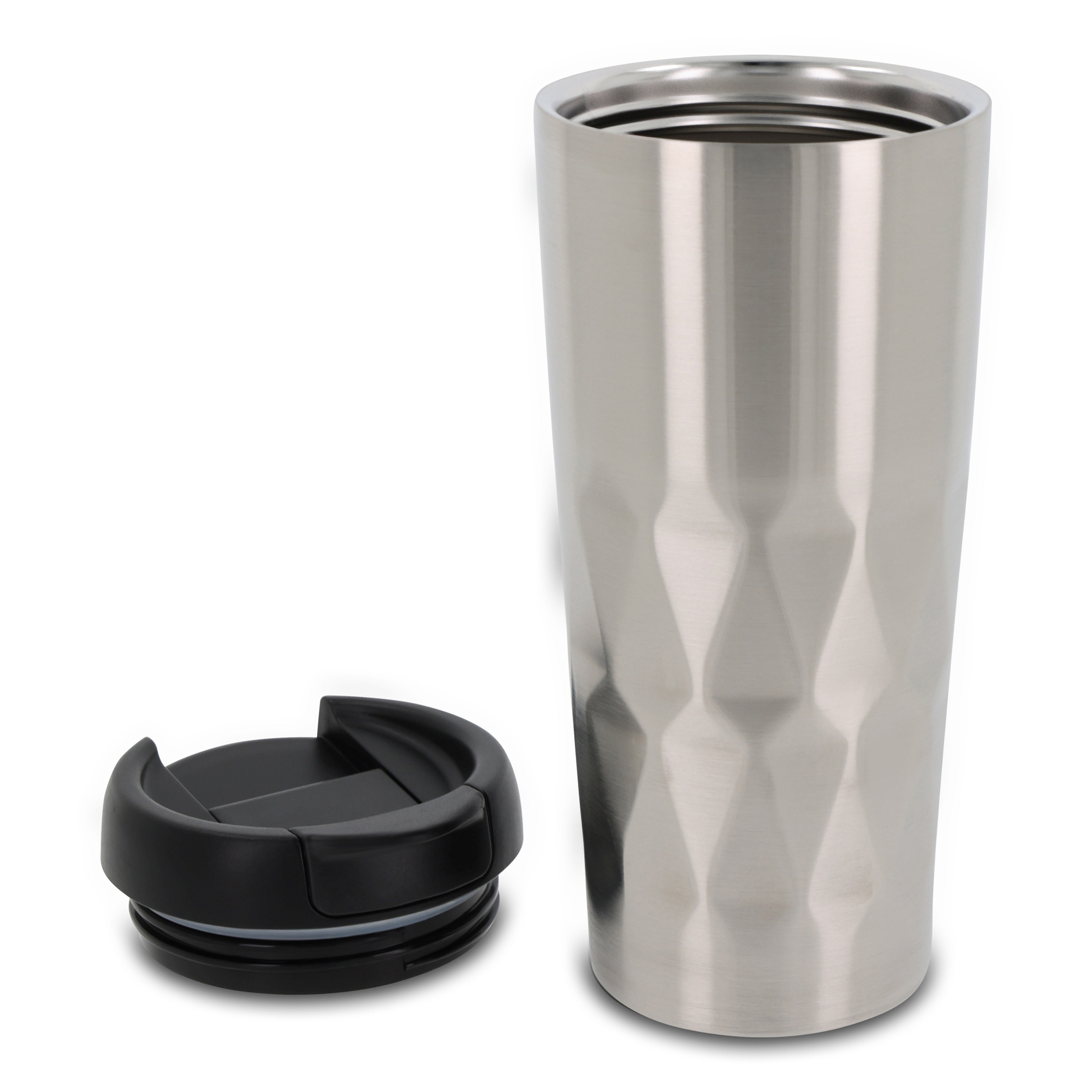 Isolierbecher mit Diamantenmuster 450 ml