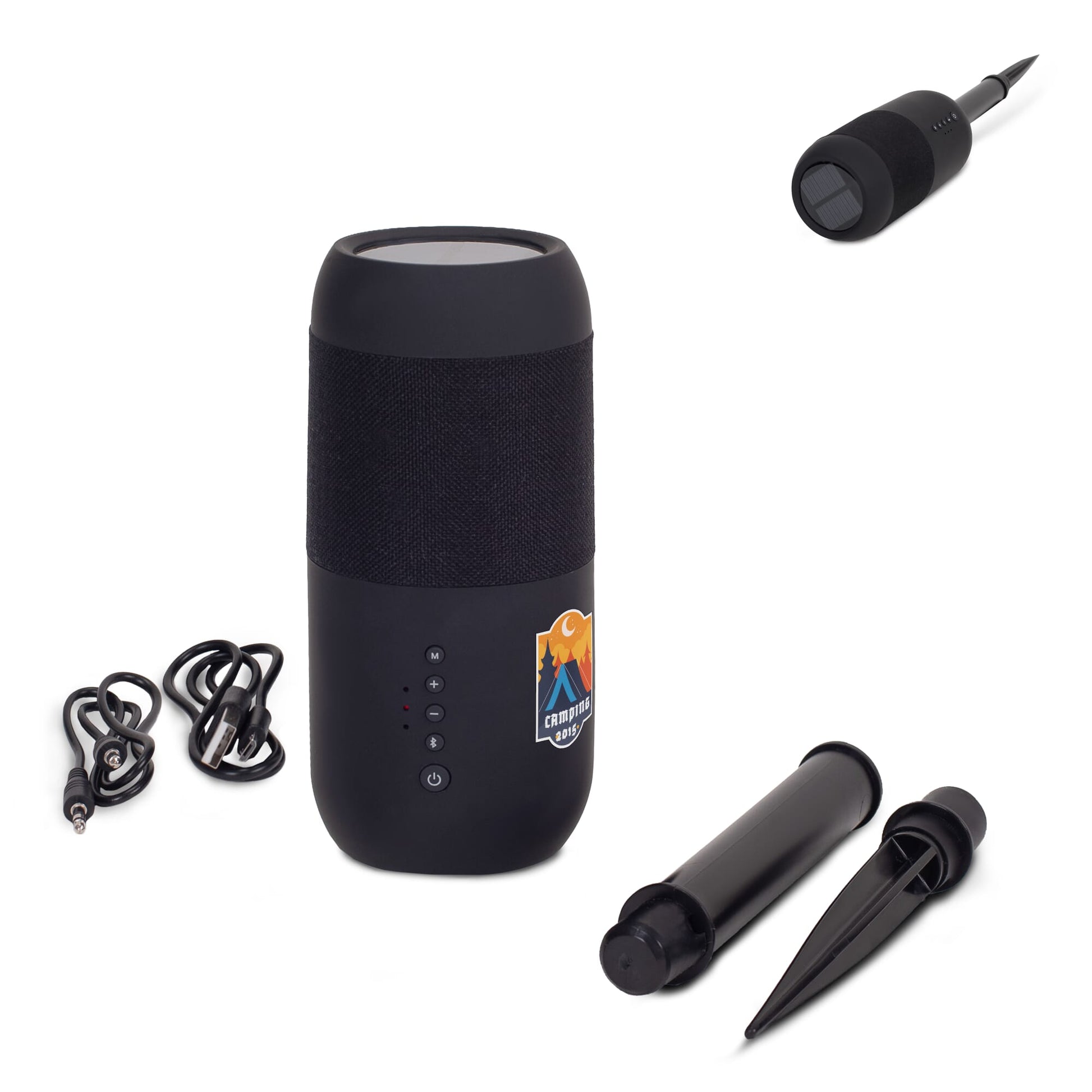 Wireless solar speaker torch 2x5W IPX6