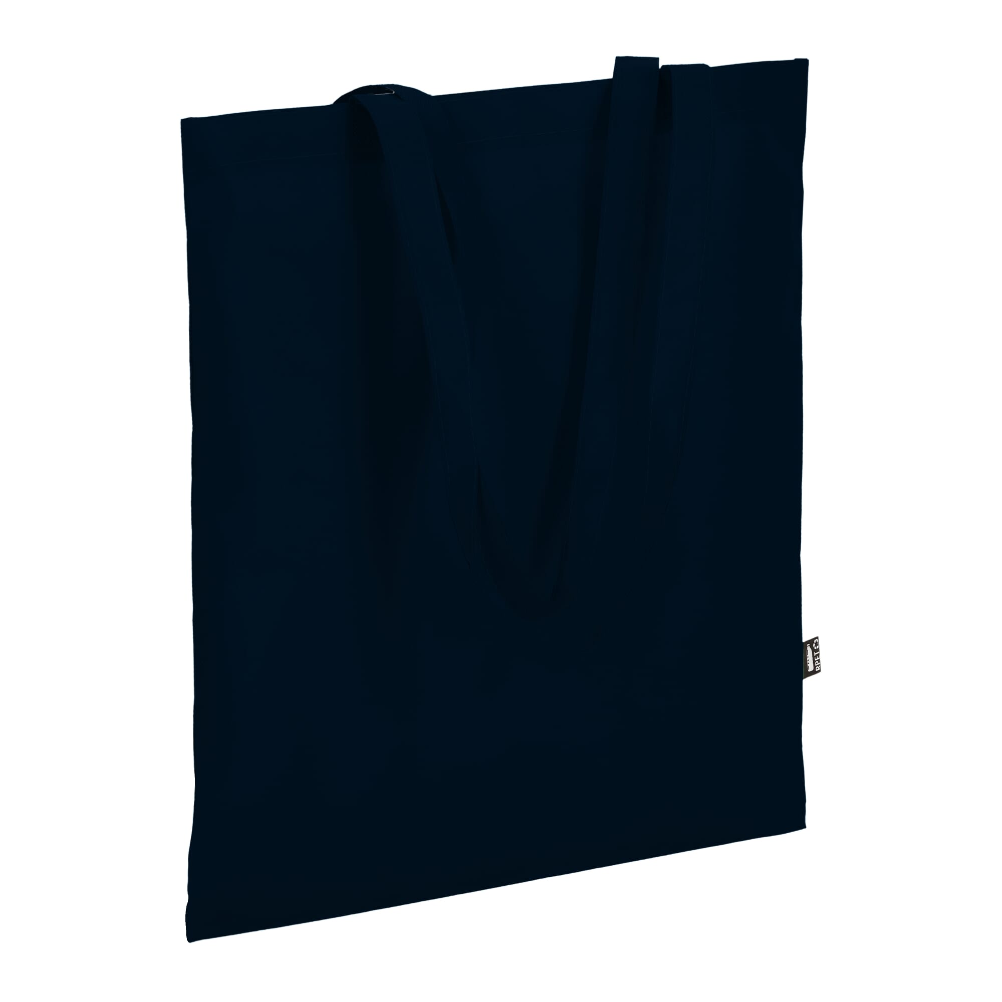R-PET Tragetasche aus Non Woven mit langen Griffen 38 x 42cm 75g/m²