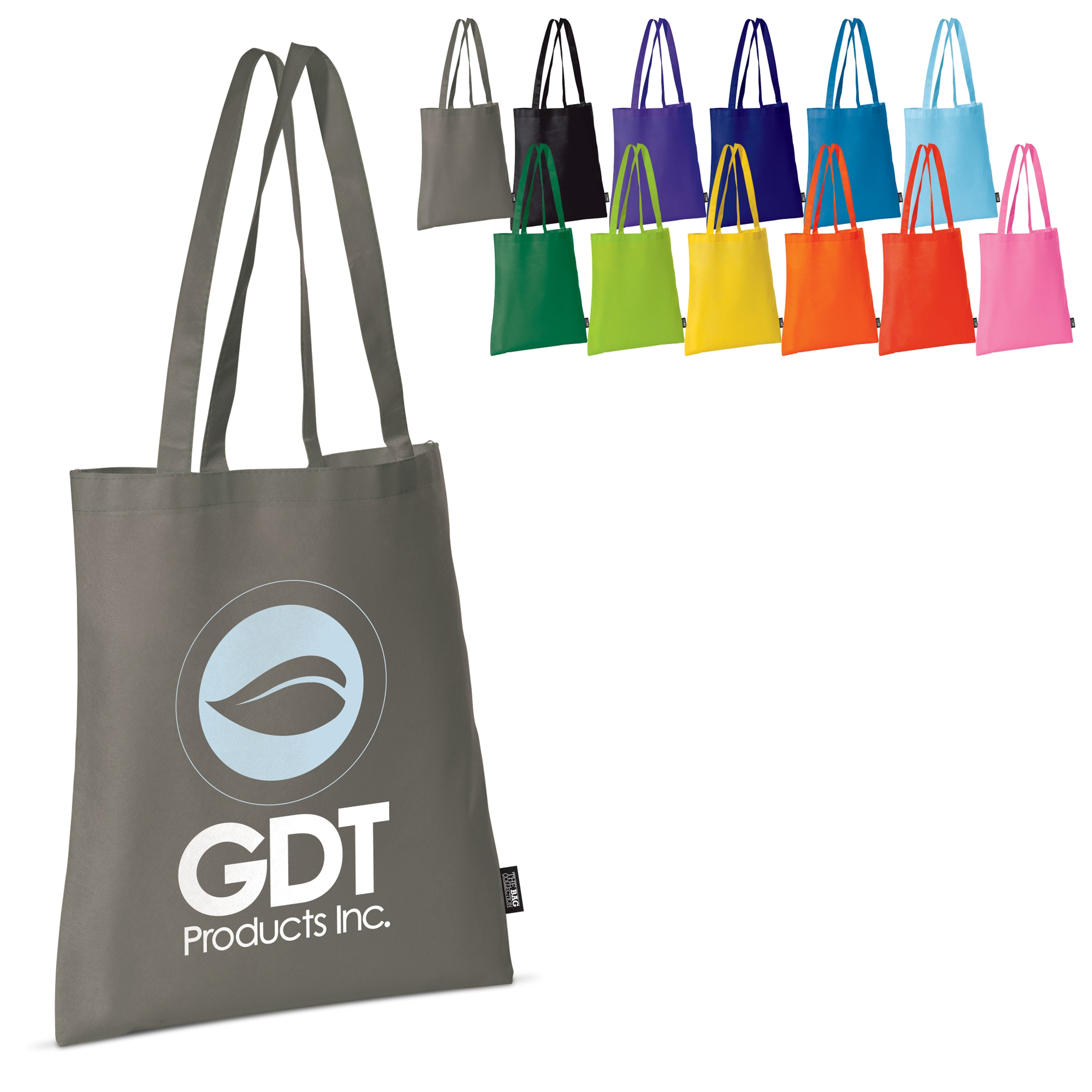 Non-Woven Umhängetasche 75 g/m² mit langen Griffen