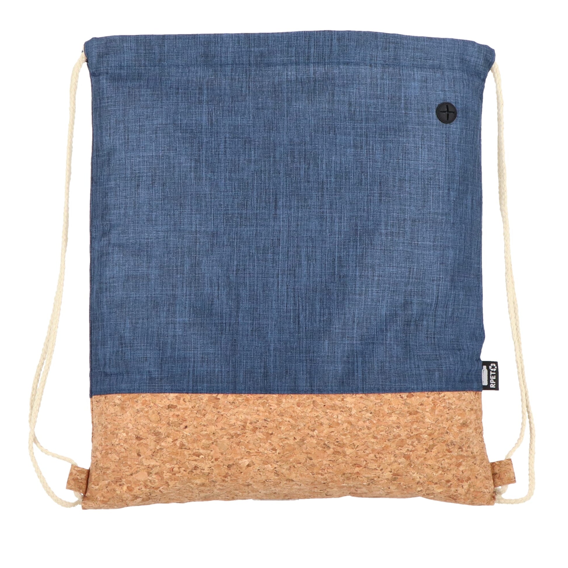 Kordelzugbeutel R-PET & Kork 35 x 40cm
