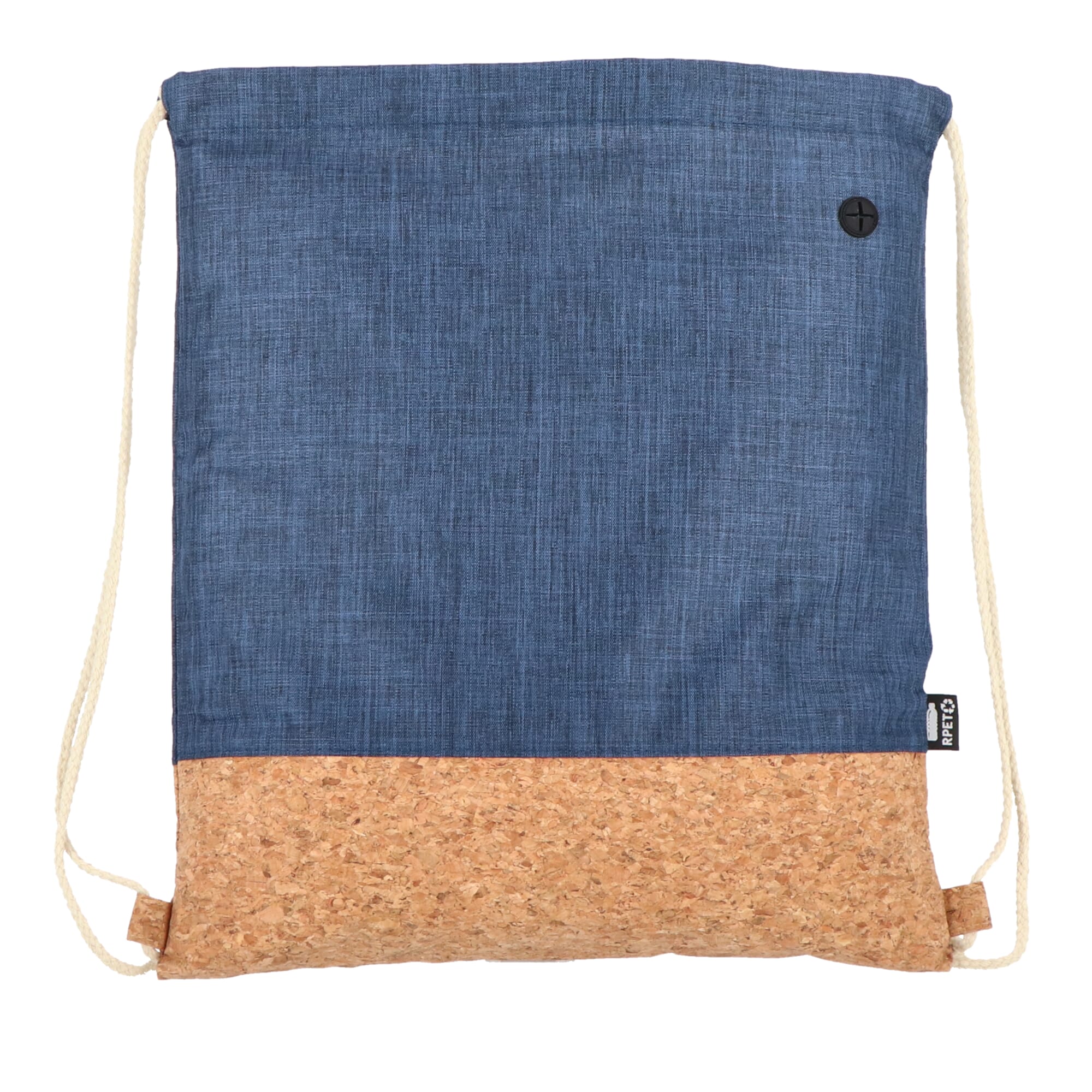 Kordelzugbeutel R-PET & Kork 35 x 40cm