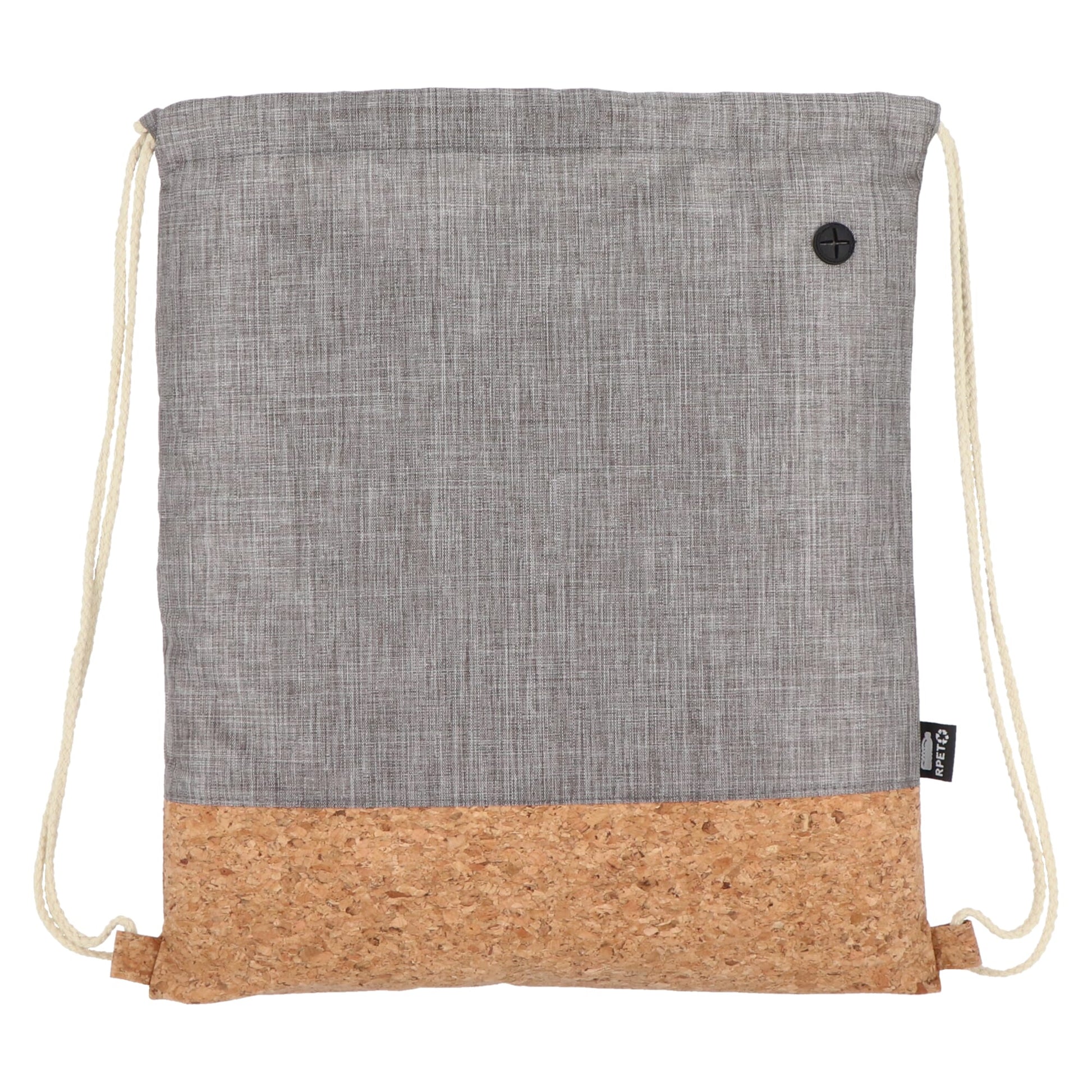 Kordelzugbeutel R-PET & Kork 35 x 40cm