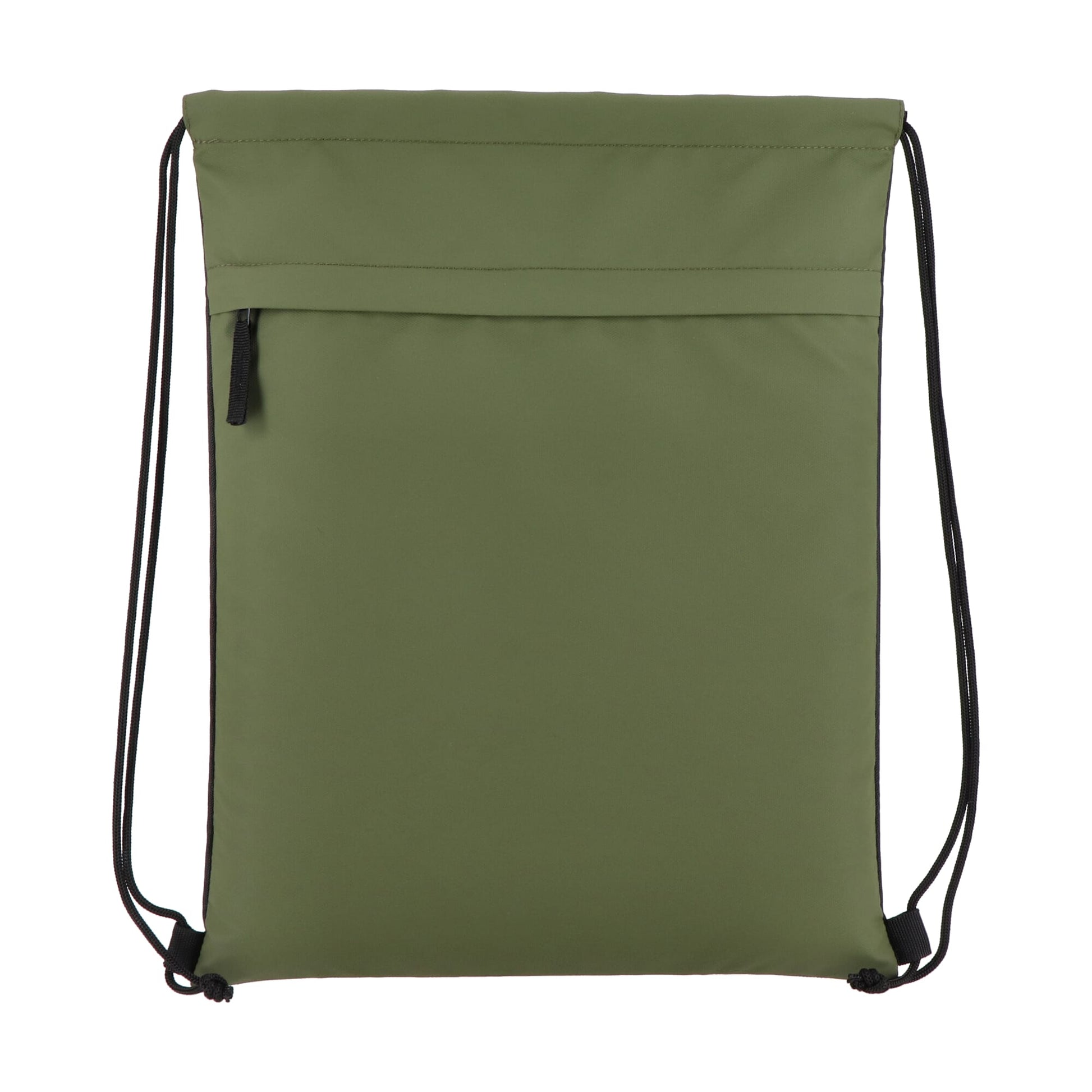 PU-beschichtete R-PET 600D Kordeltasche 33 x 42 cm