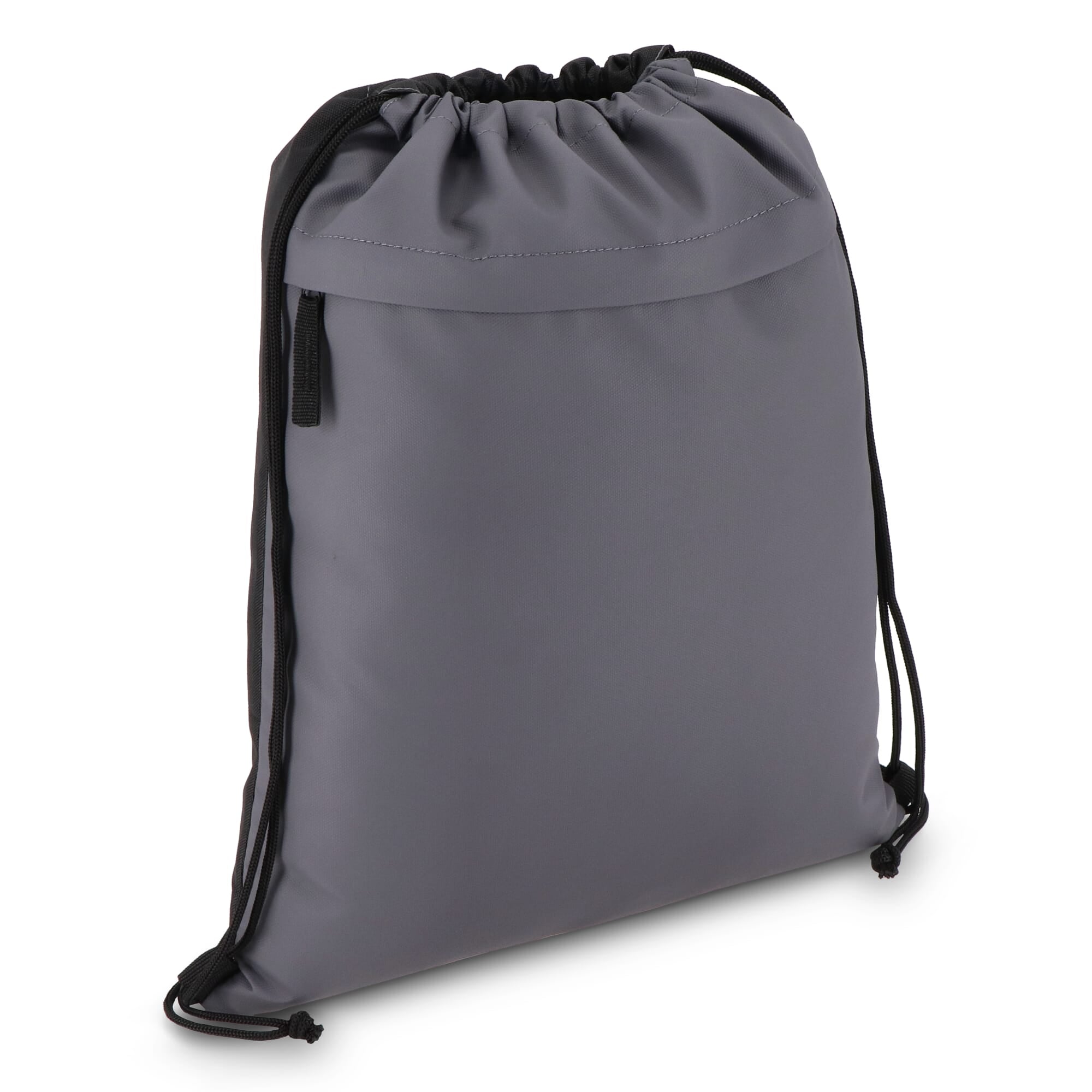 PU-beschichtete R-PET 600D Kordeltasche 33 x 42 cm