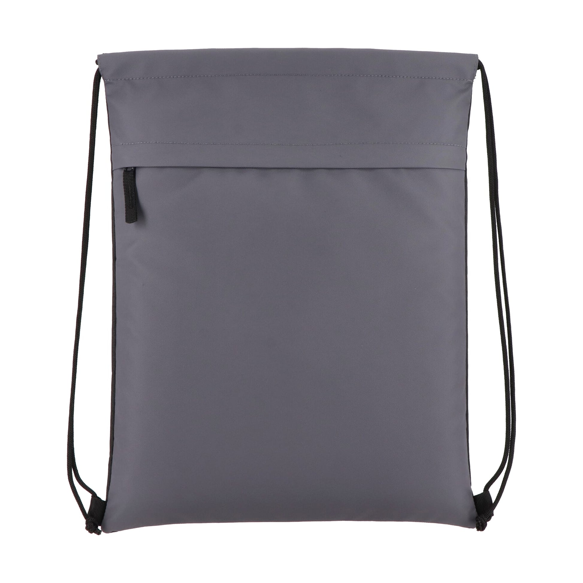 PU-beschichtete R-PET 600D Kordeltasche 33 x 42 cm