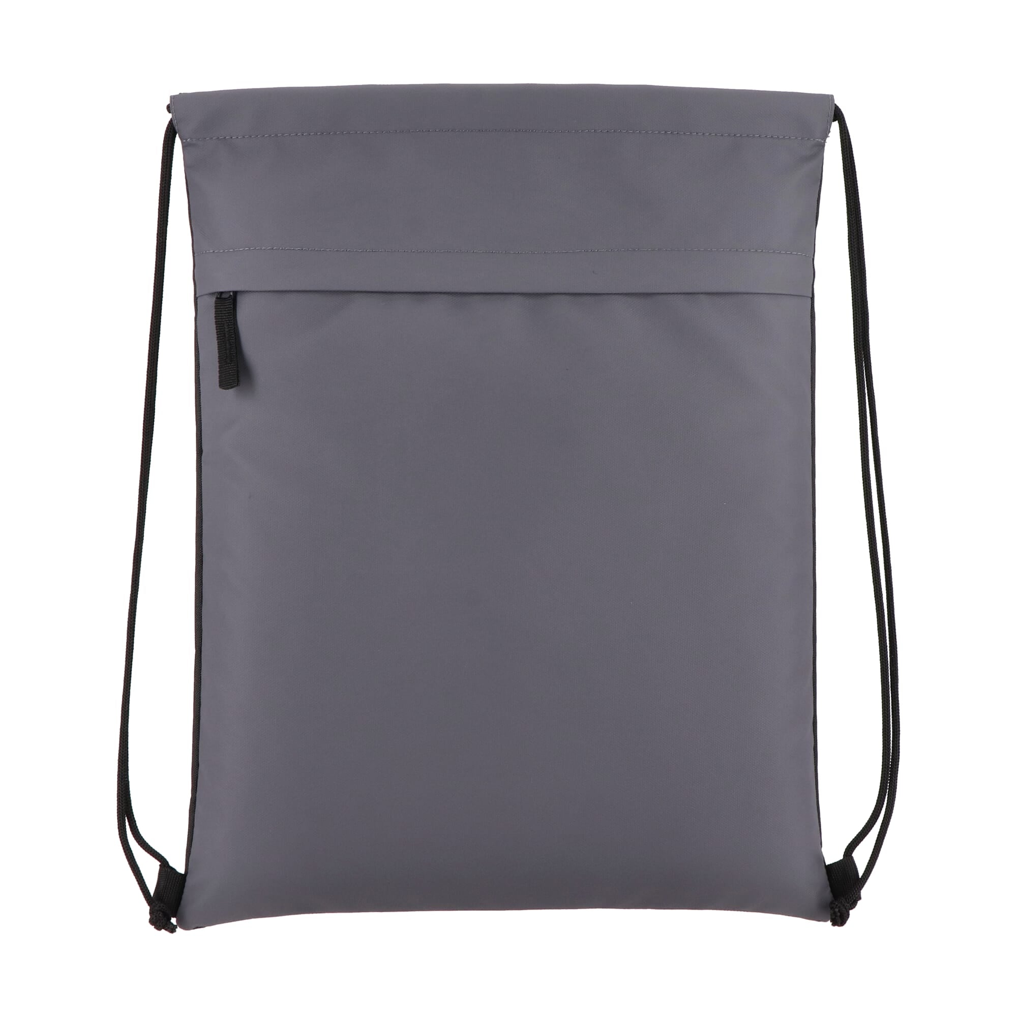 PU-beschichtete R-PET 600D Kordeltasche 33 x 42 cm