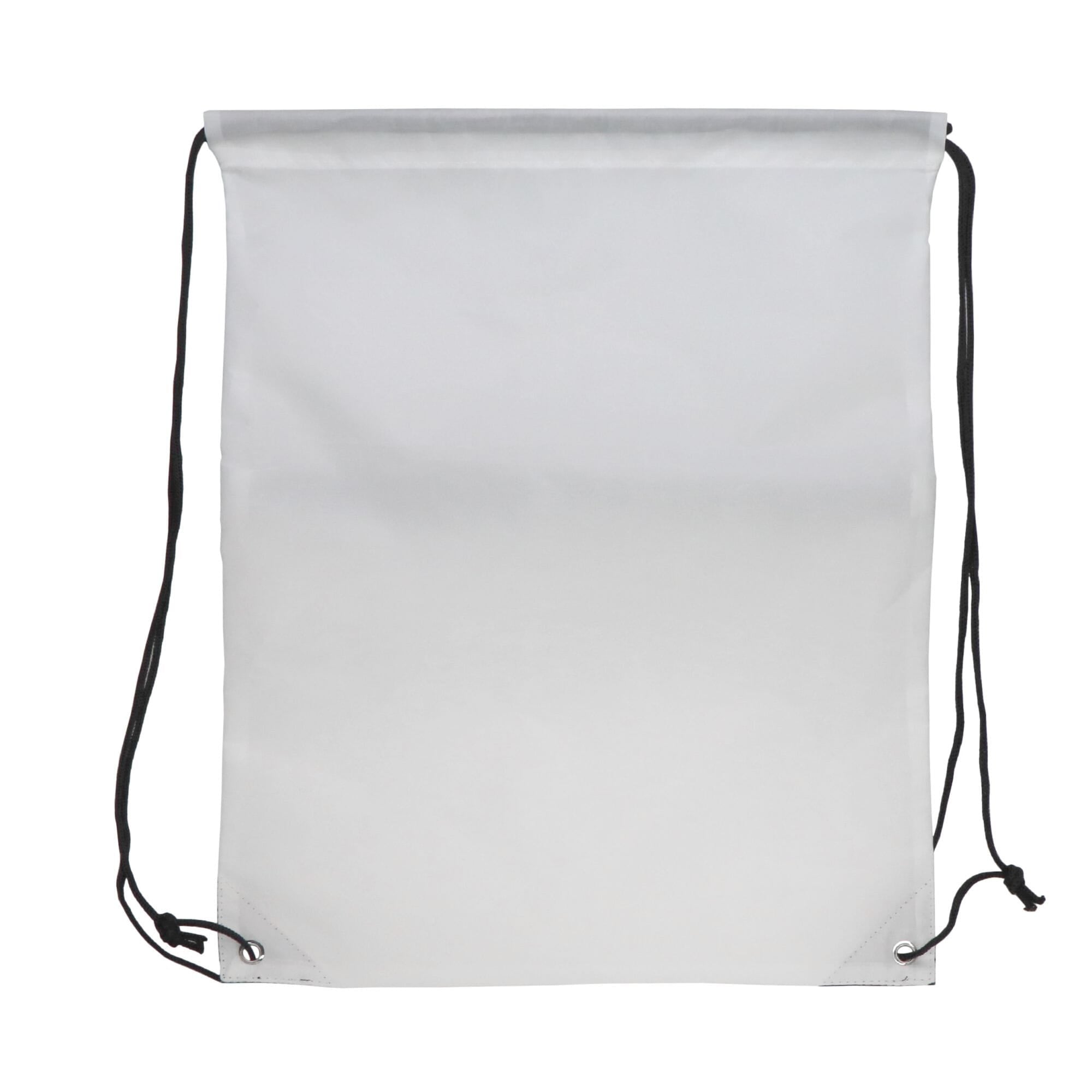Kordelzugtasche 210T R-PET mit Reißverschluss