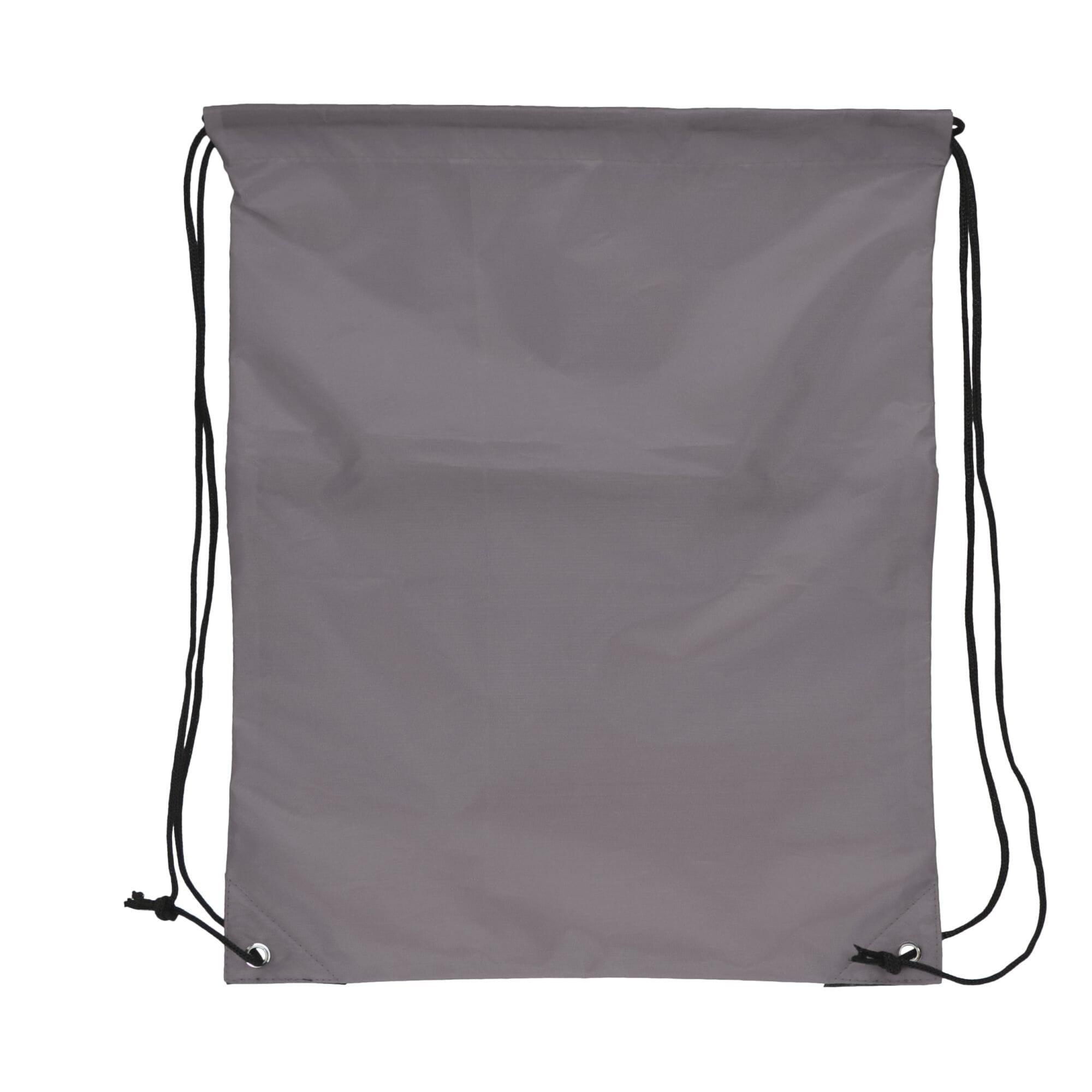 Kordelzugtasche 210T R-PET mit Reißverschluss