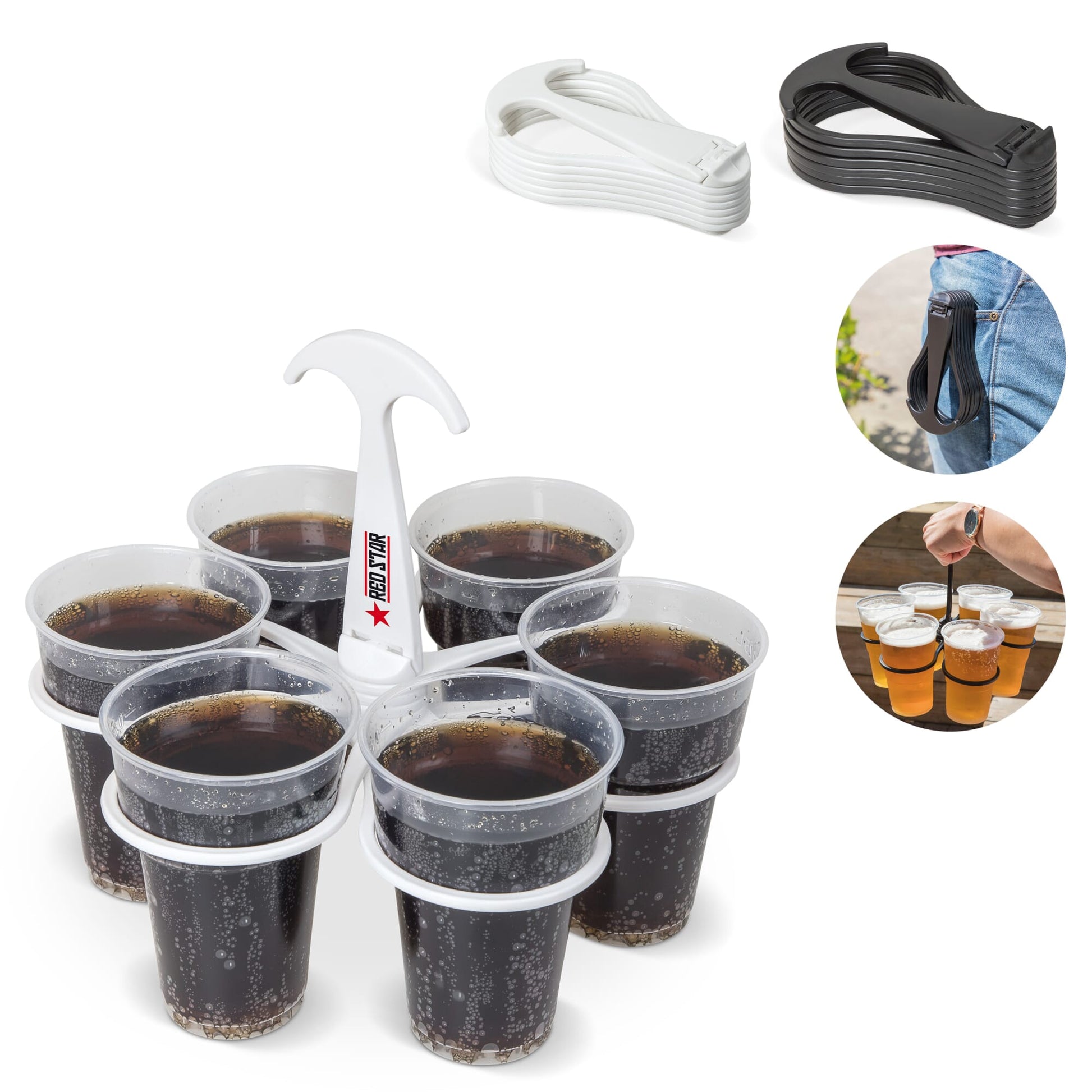 Der Original-Cupkeeper (Getränketräger) - Becher 18 cl-33 cl