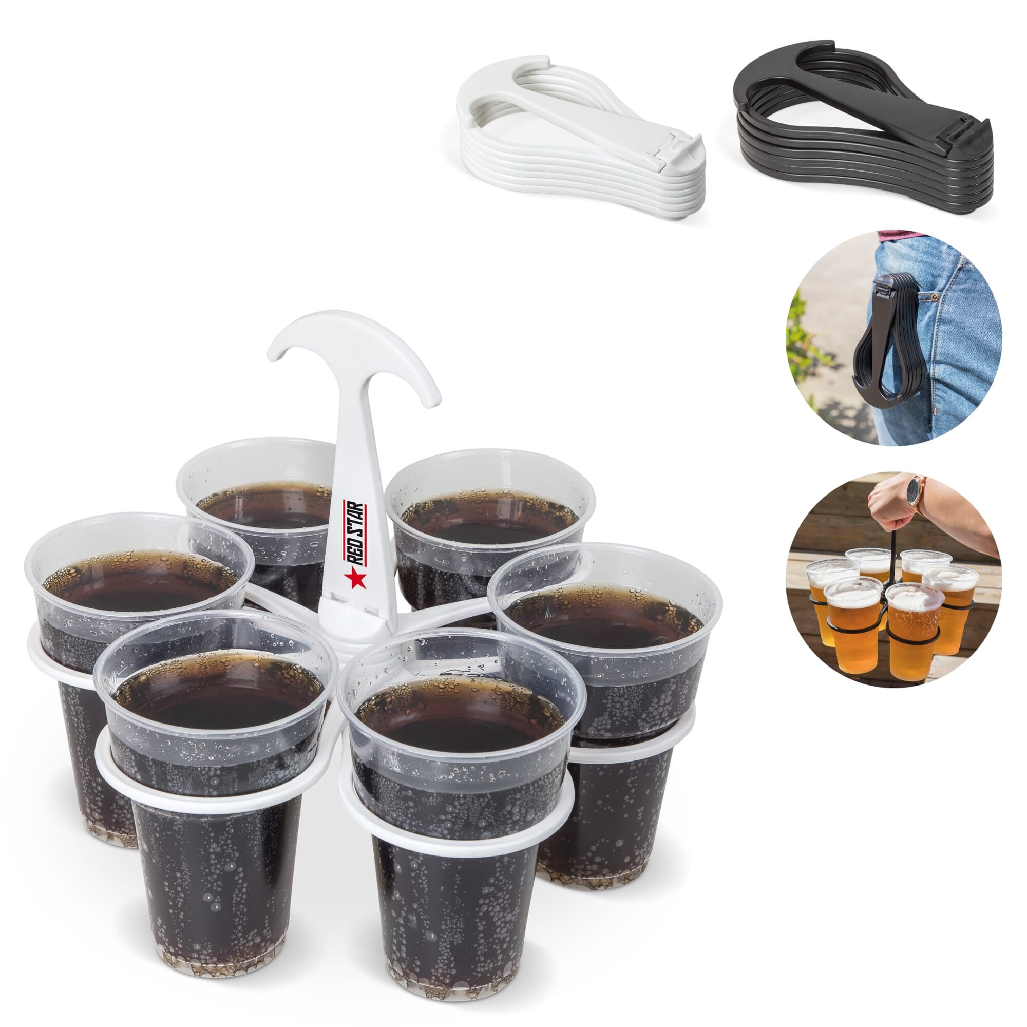 Der Original-Cupkeeper (Getränketräger) - Becher 18 cl-33 cl