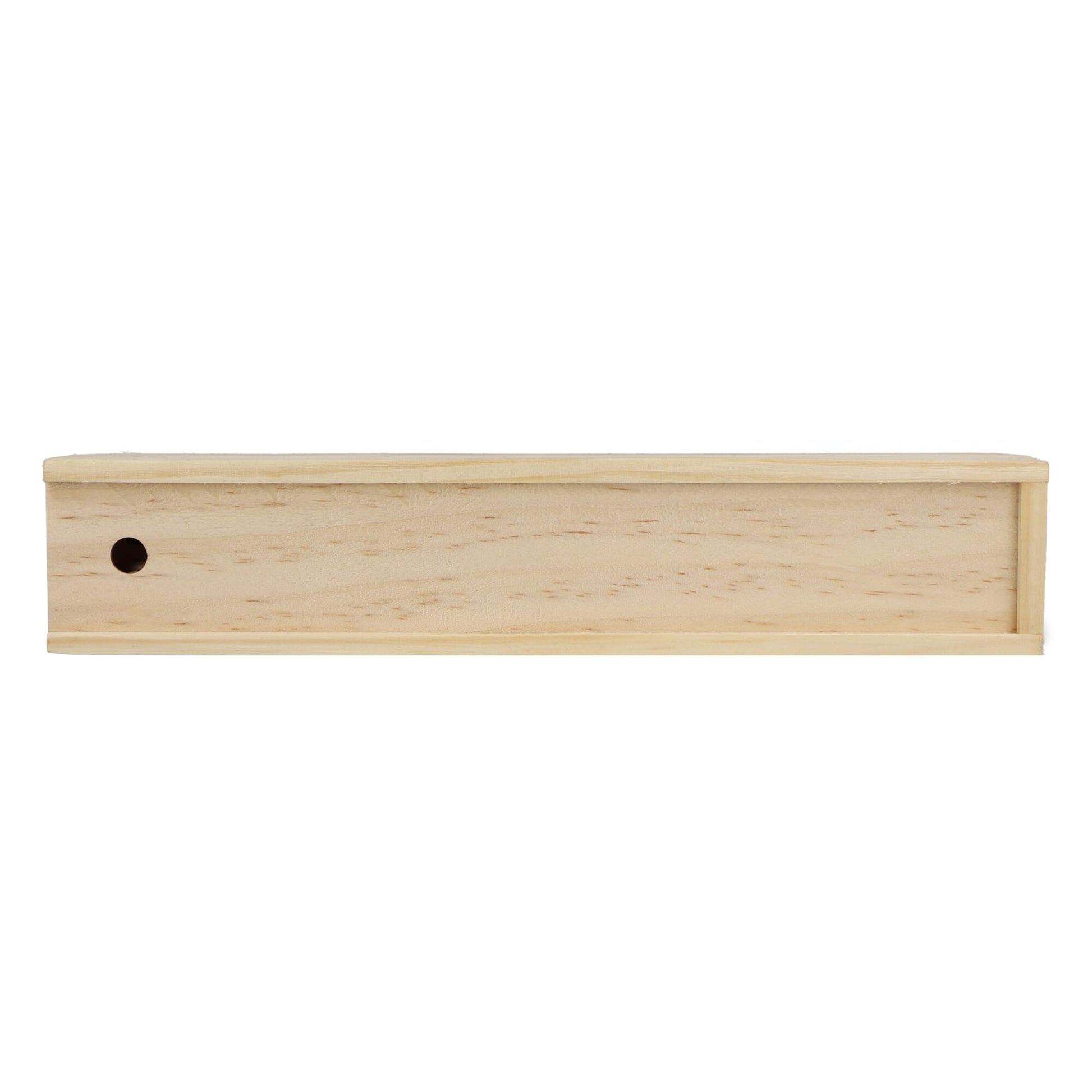 Buntstifte in Holzschiebeschachtel