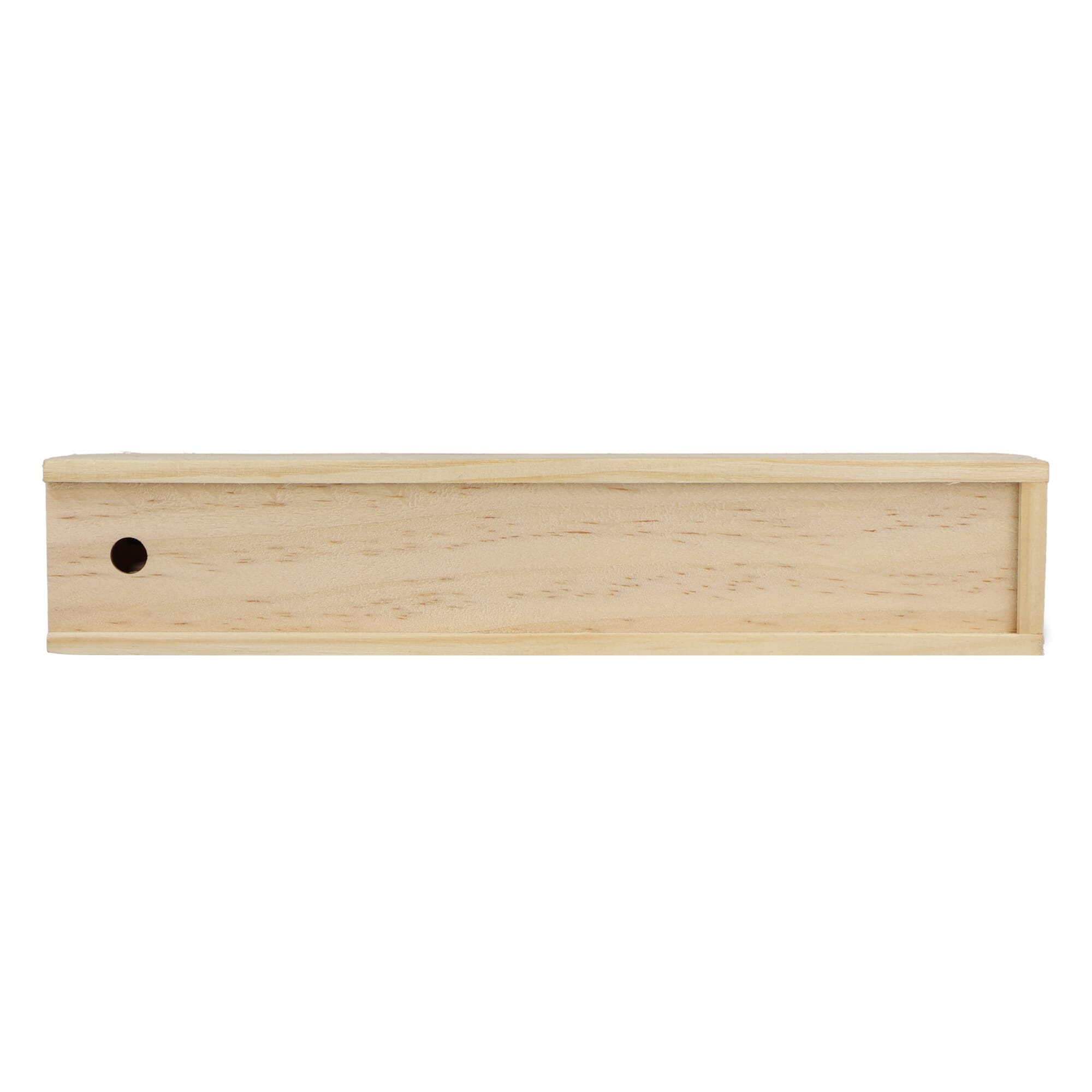 Buntstifte in Holzschiebeschachtel