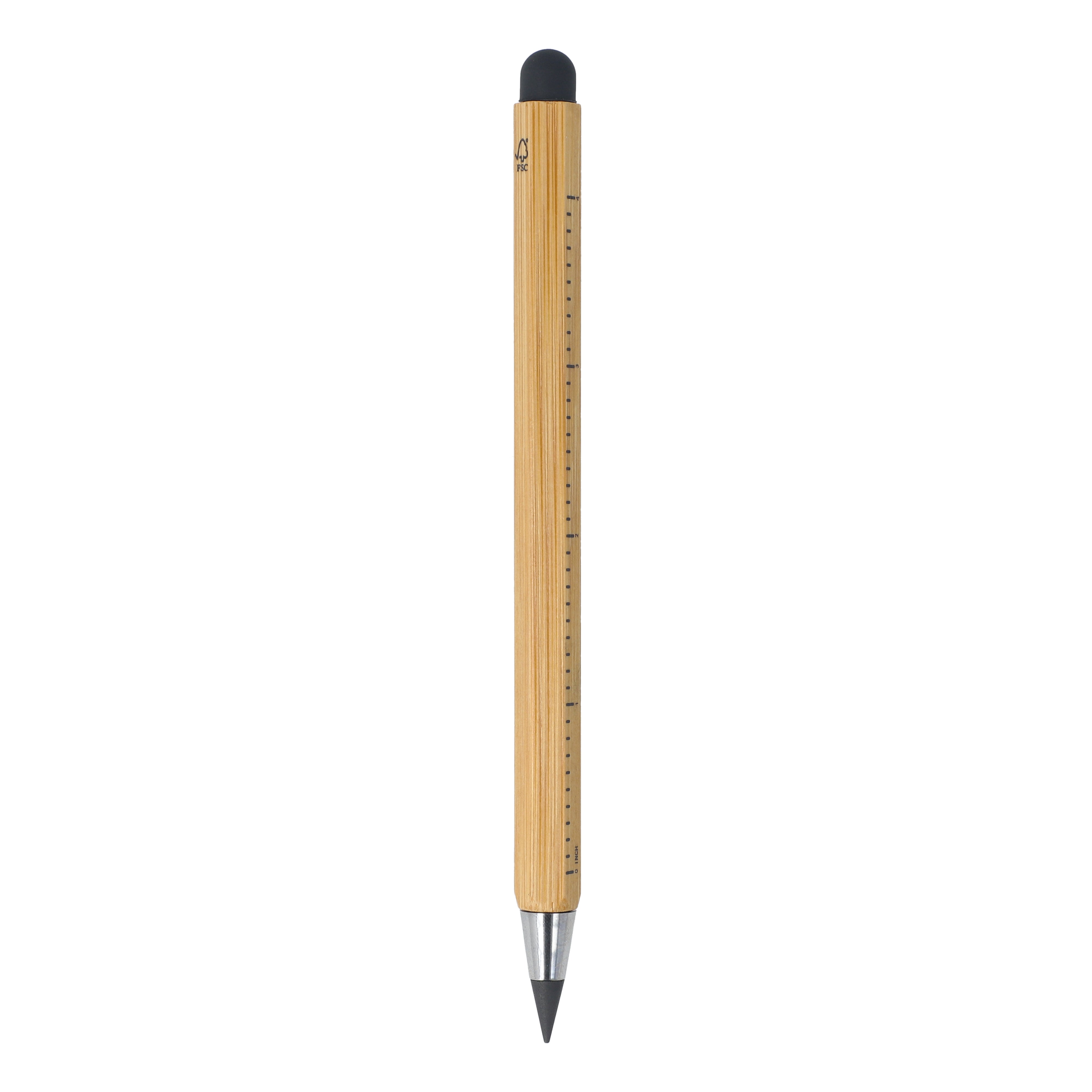 Langlebiger Bambus Bleistift mit Lineal