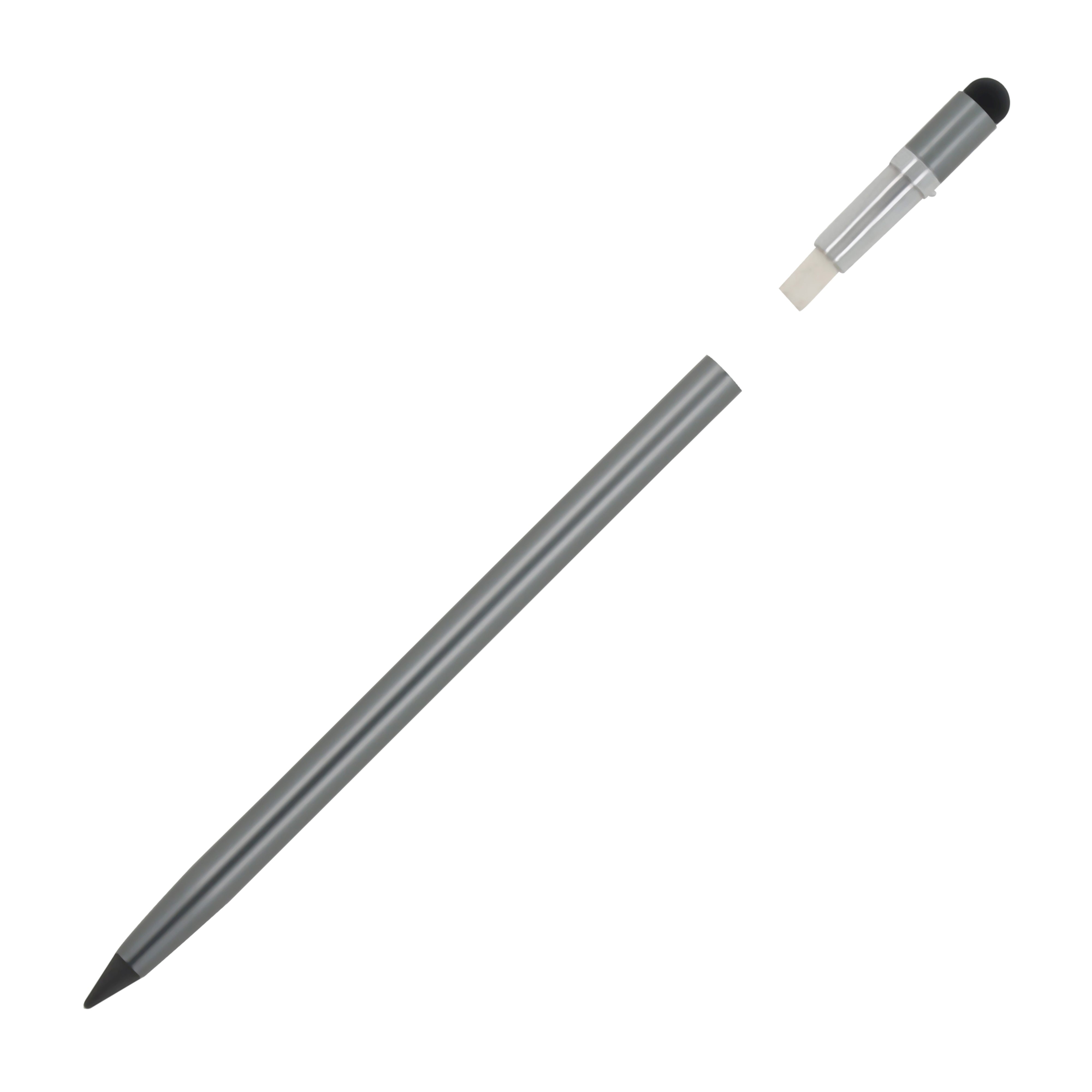 Langlebiger Aluminiumbleistift mit Radiergummi
