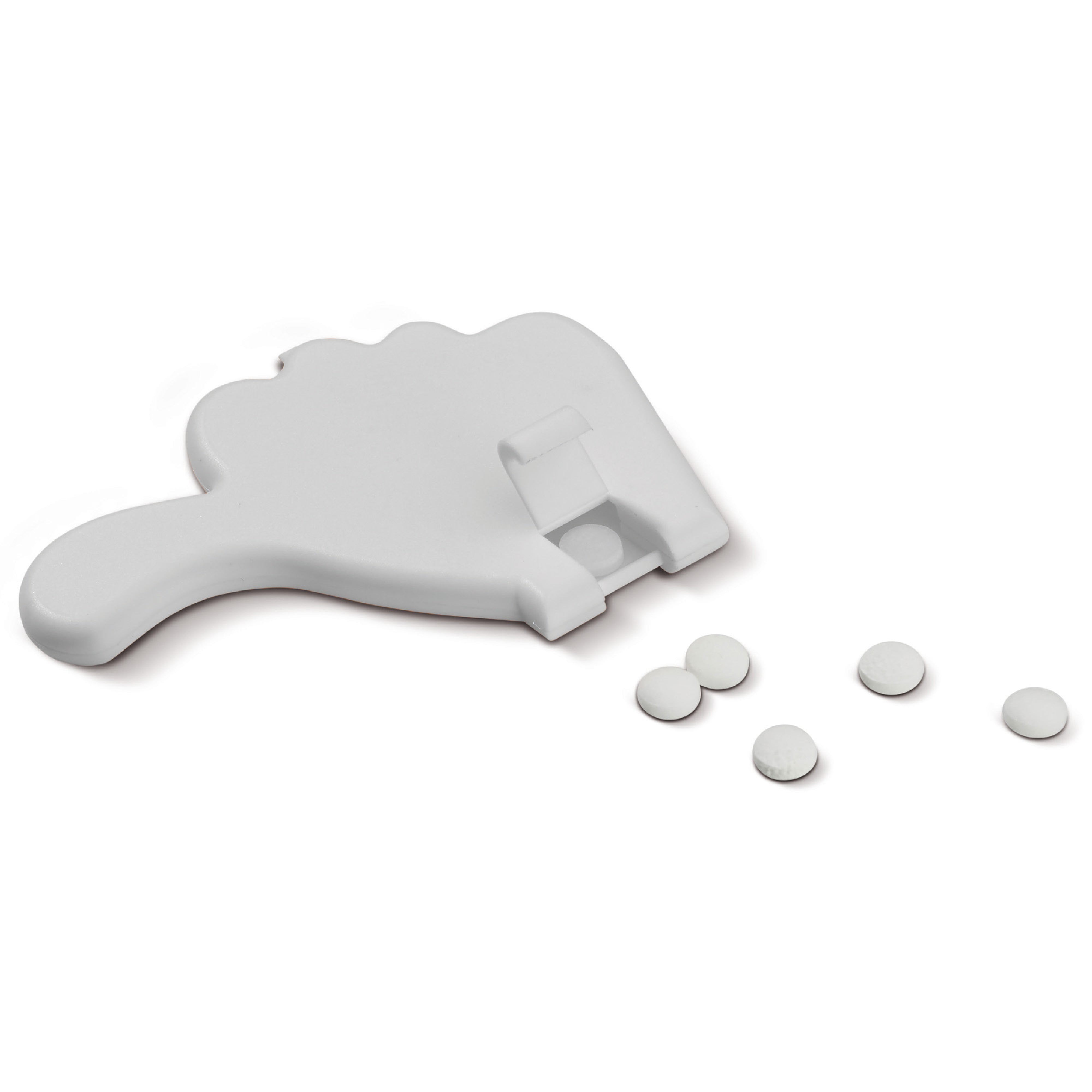 Pfefferminzdose Daumen