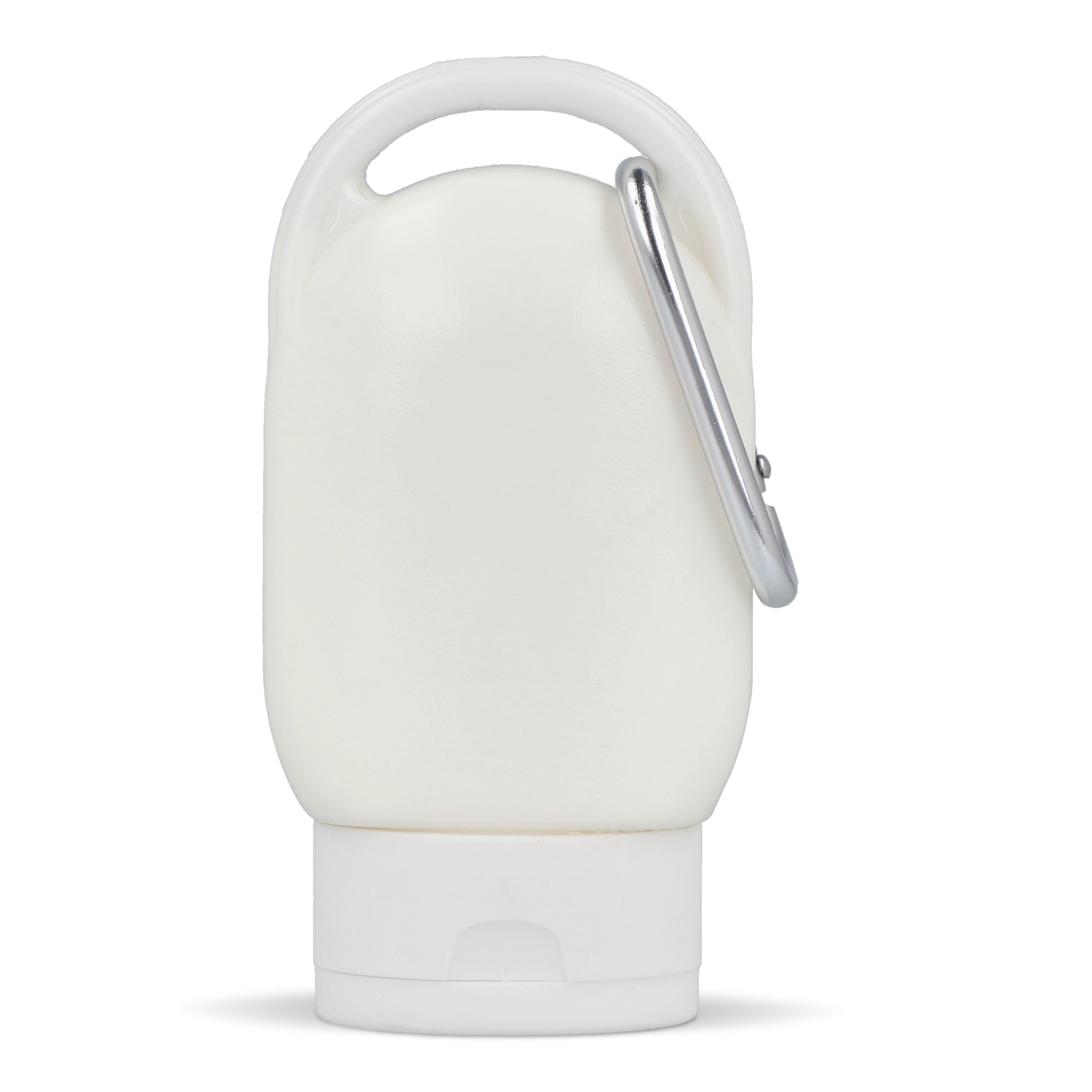 Sonnenschutzlotion mit Karabiner SPF 30 aus recyceltem Material
