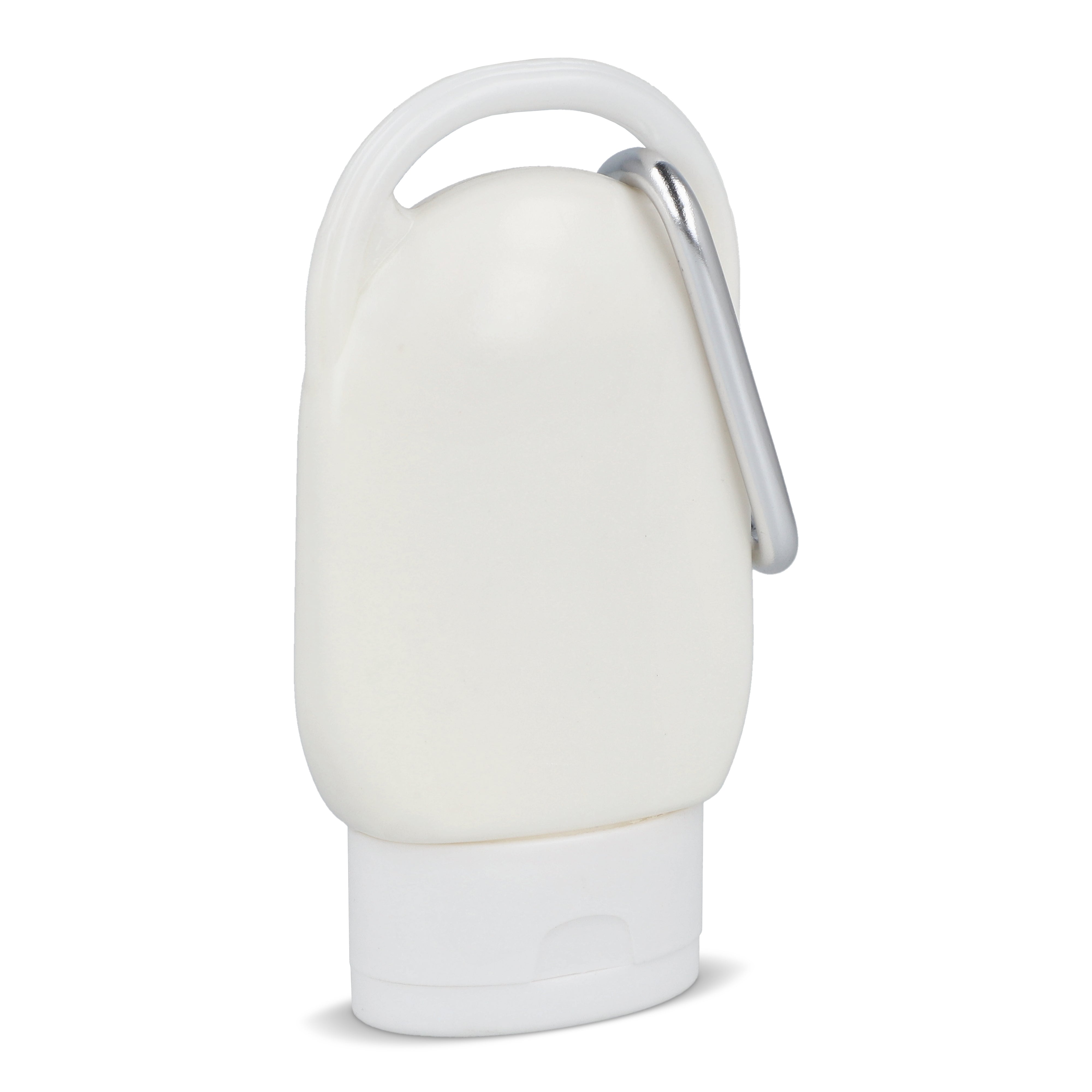 Sonnenschutzlotion mit Karabiner SPF 30 aus recyceltem Material