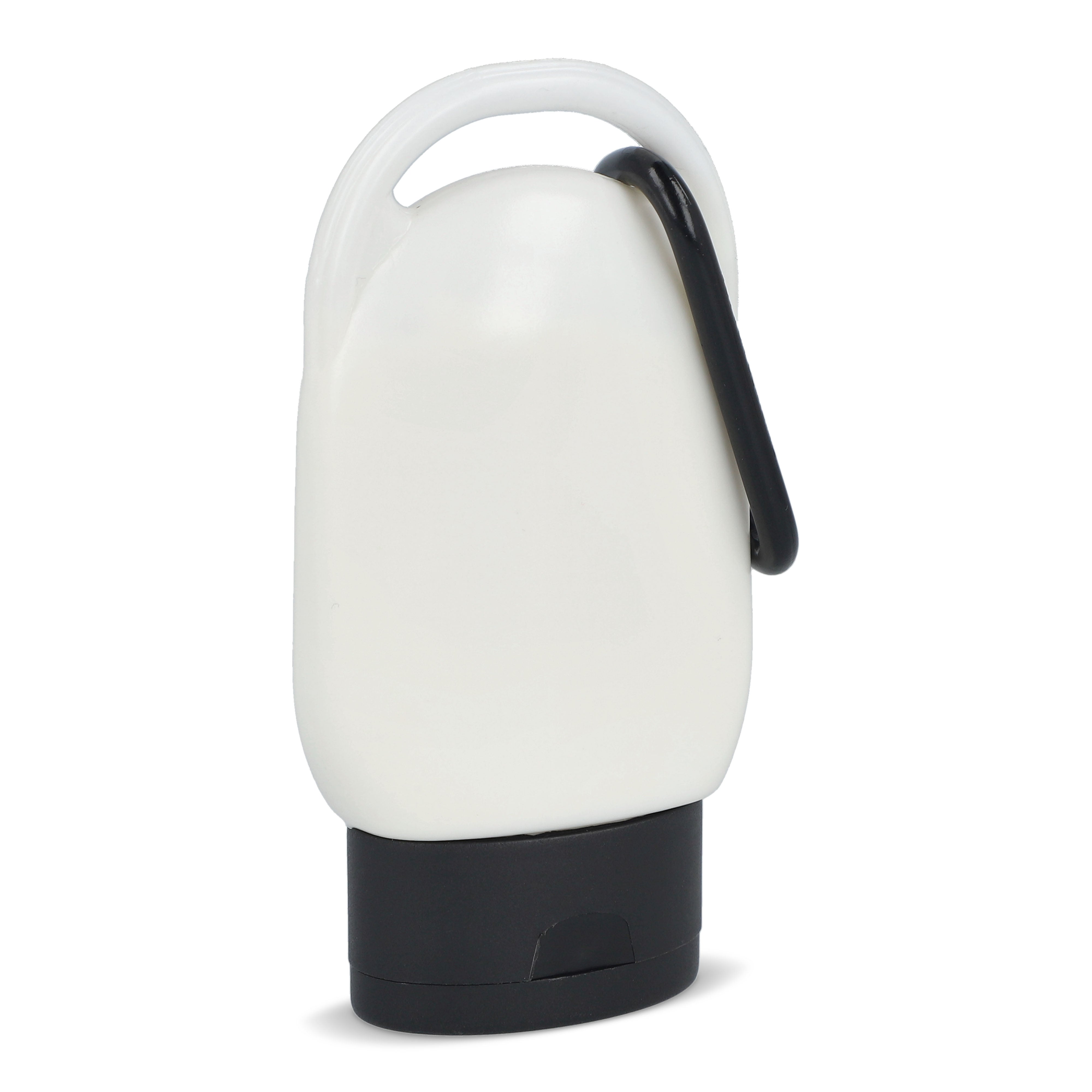 Sonnenschutzlotion mit Karabiner SPF 30 aus recyceltem Material
