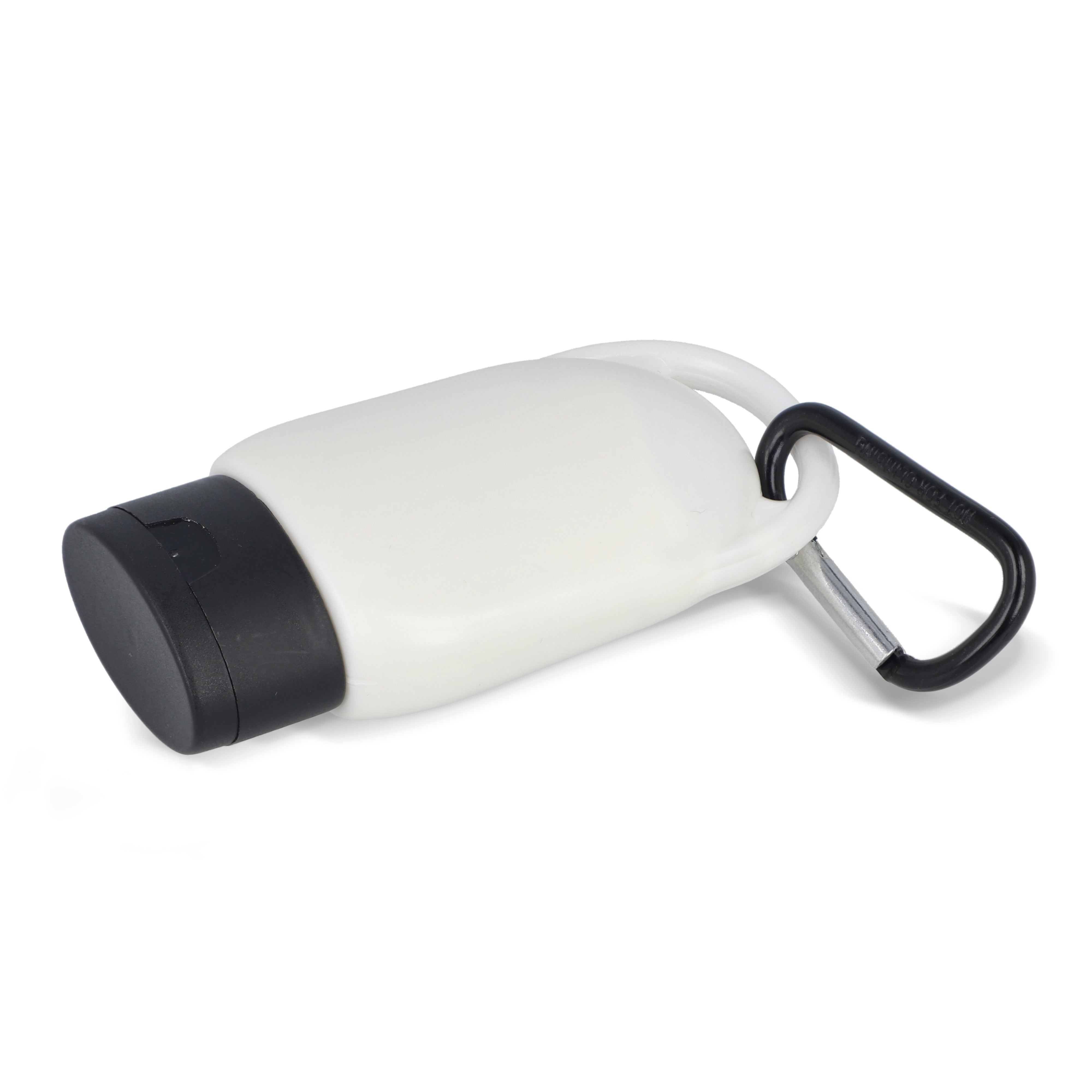 Sonnenschutzlotion mit Karabiner SPF 30 aus recyceltem Material