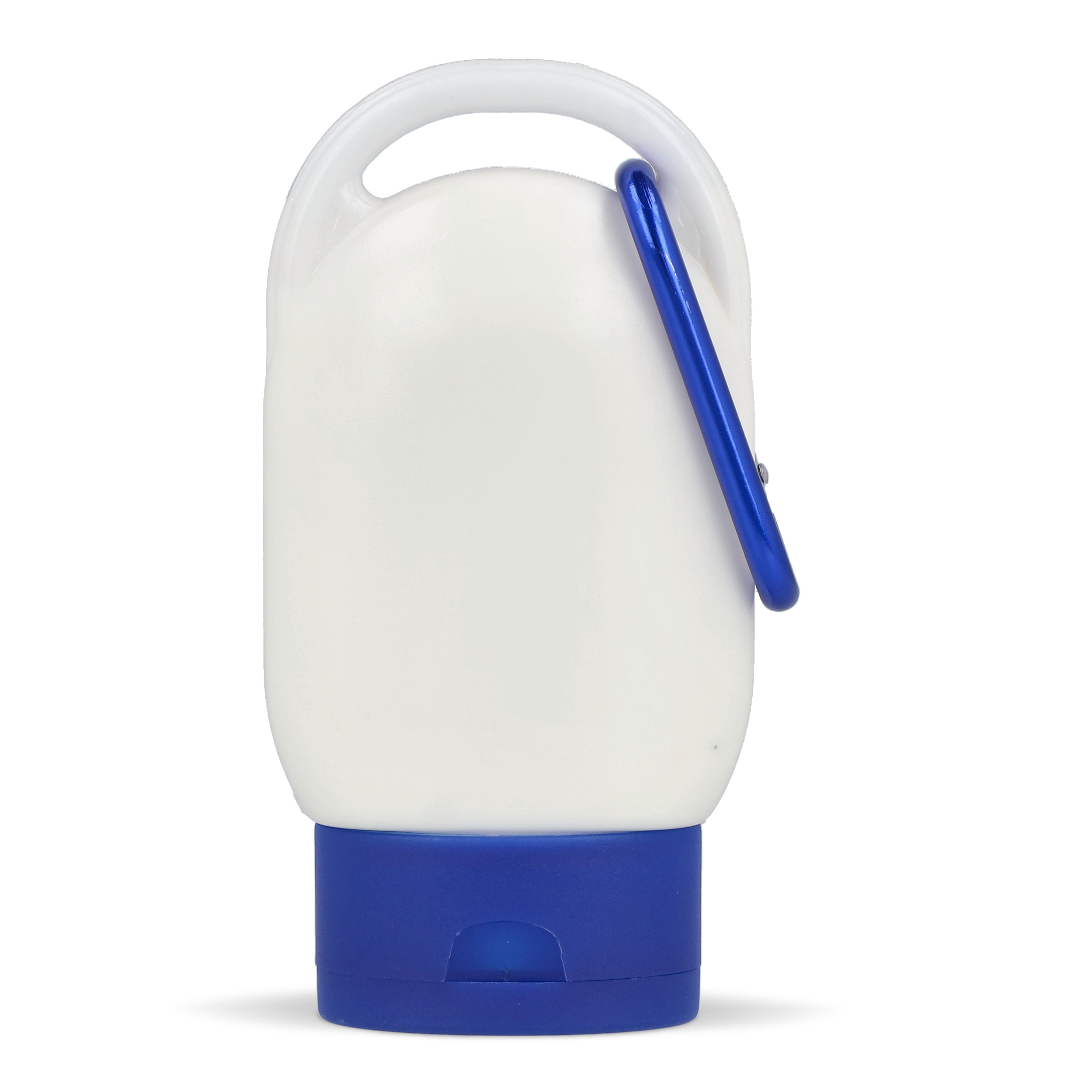 Sonnenschutzlotion mit Karabiner SPF 30 aus recyceltem Material