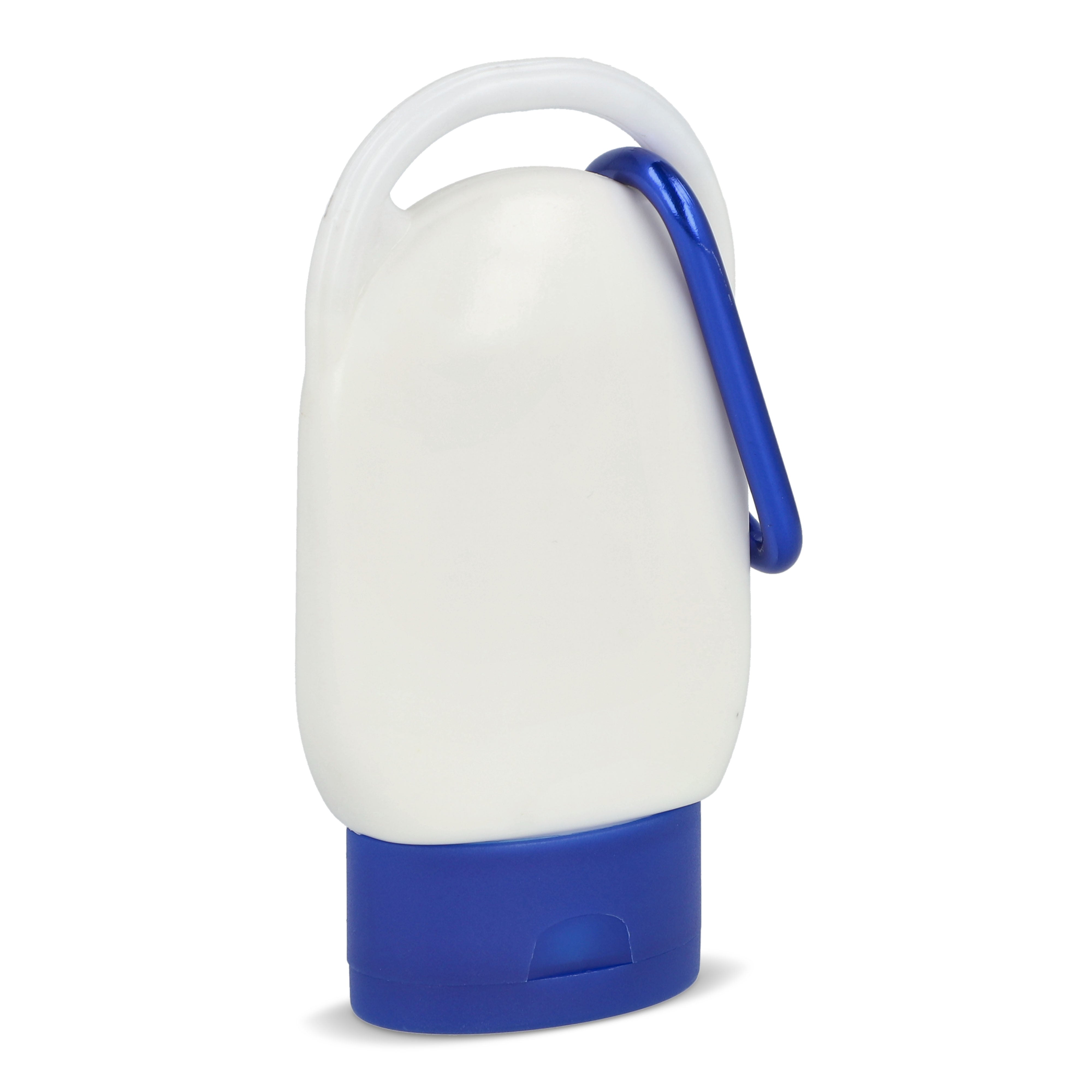 Sonnenschutzlotion mit Karabiner SPF 30 aus recyceltem Material