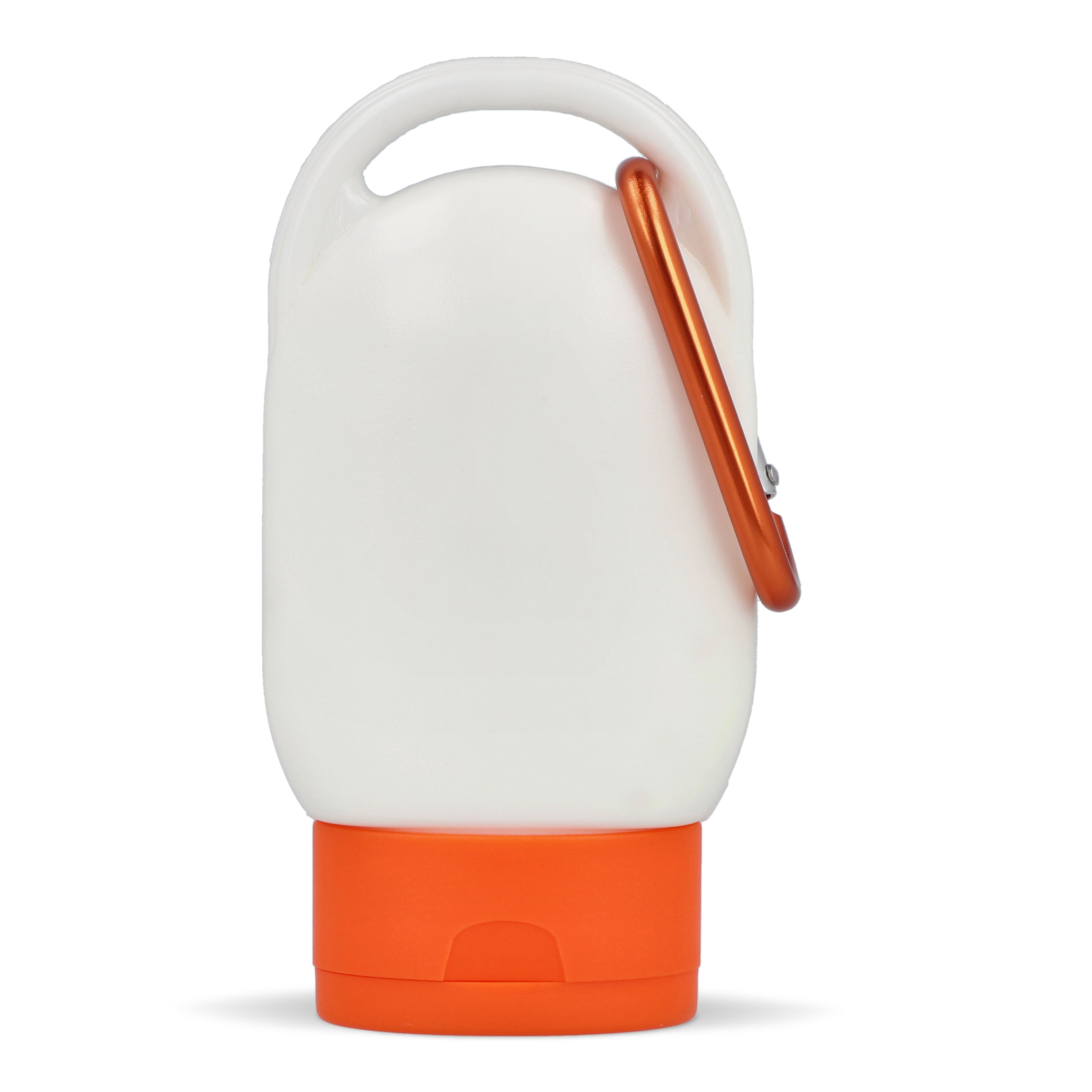 Sonnenschutzlotion mit Karabiner SPF 30 aus recyceltem Material