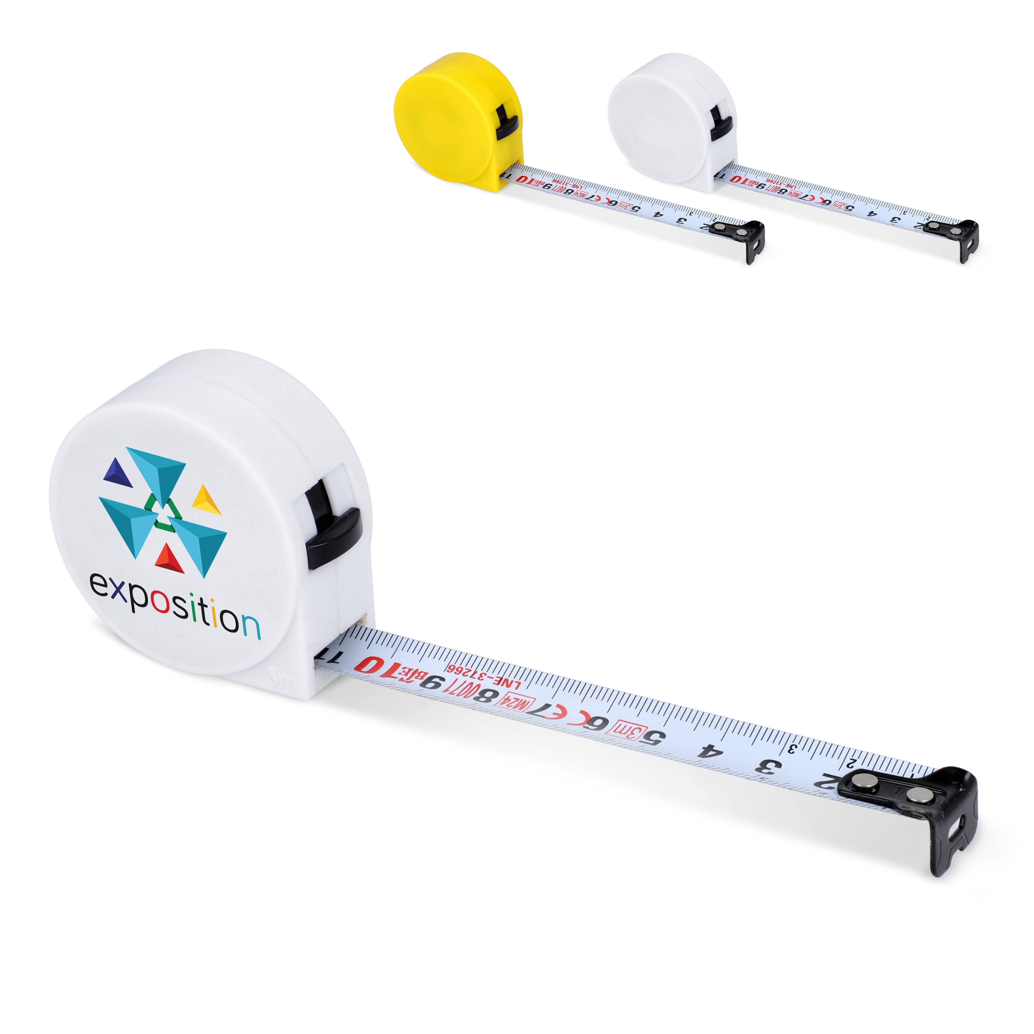 DimensionPro Rollmaßband 3 m aus recyceltem ABS