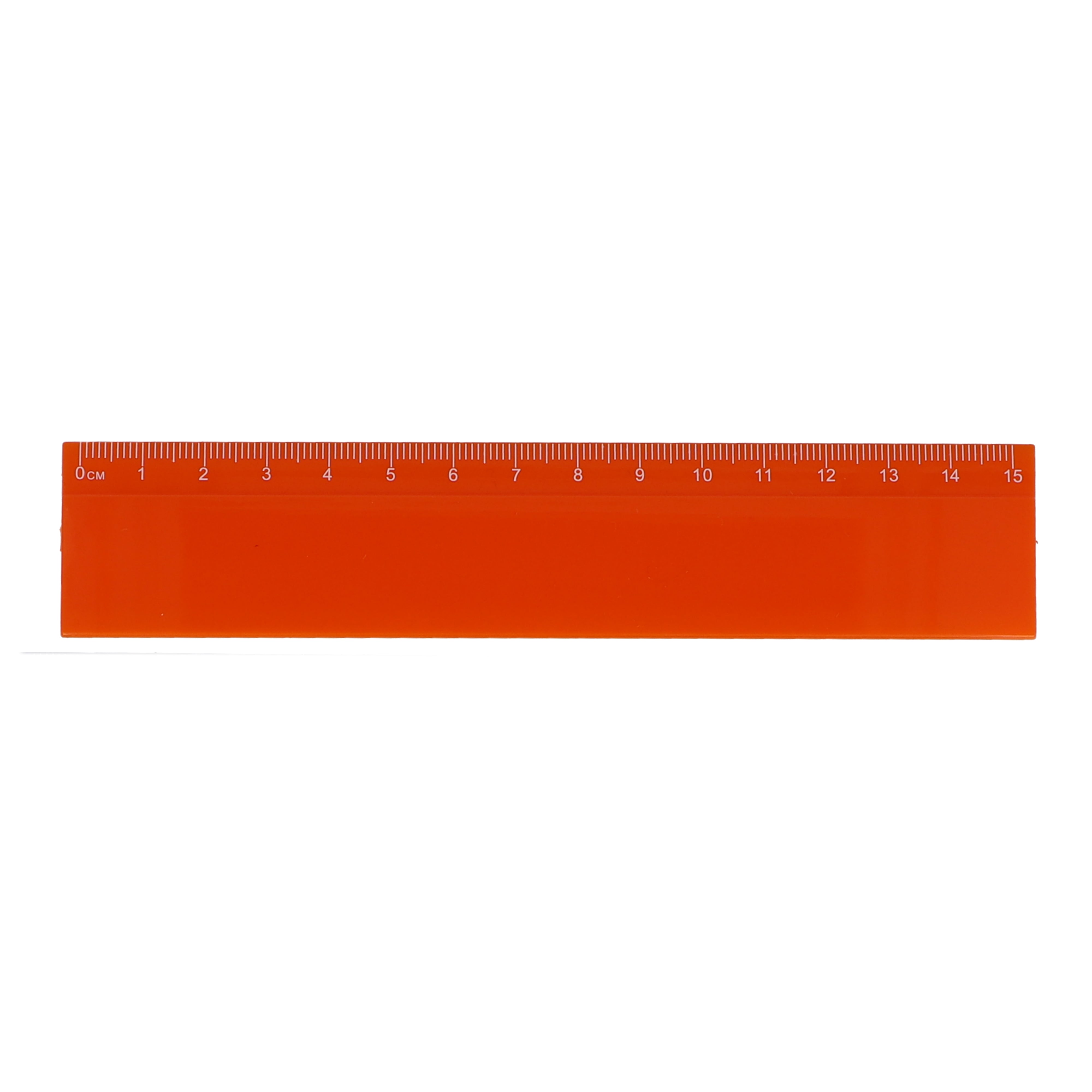 15 cm Lineal aus recyceltem Kunststoff