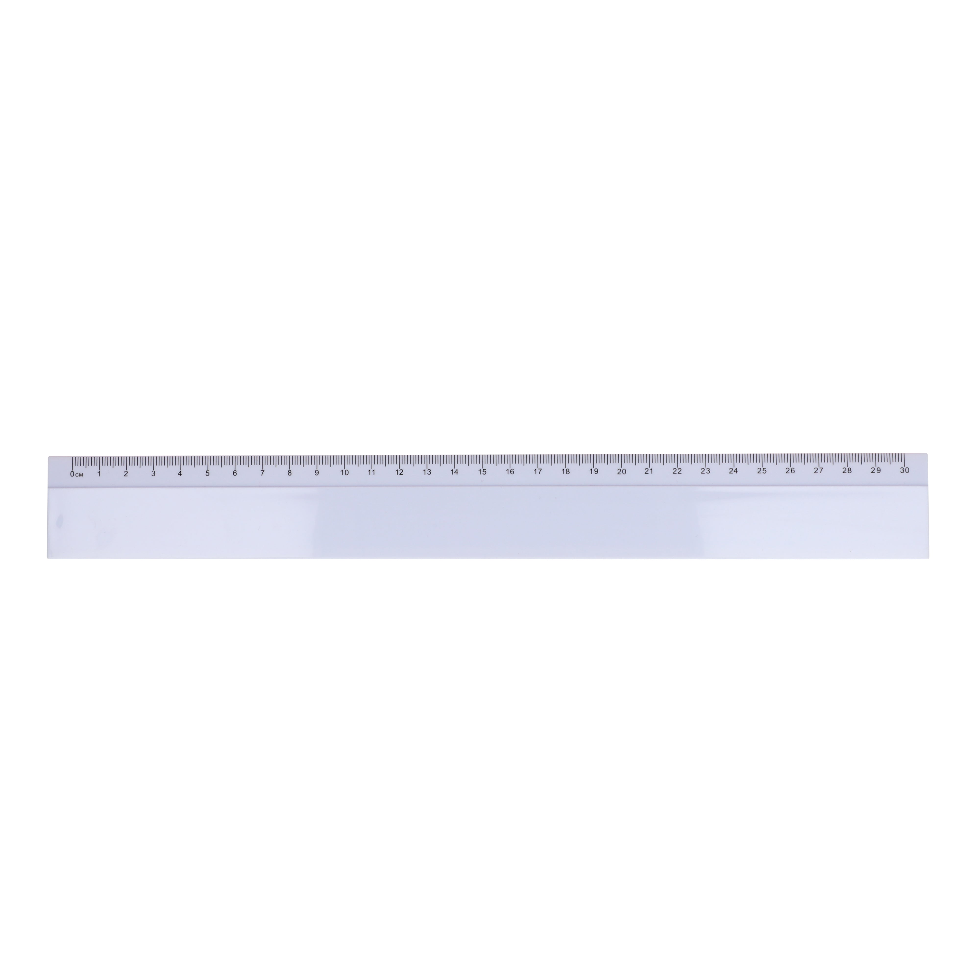 30 cm Lineal aus recyceltem Kunststoff