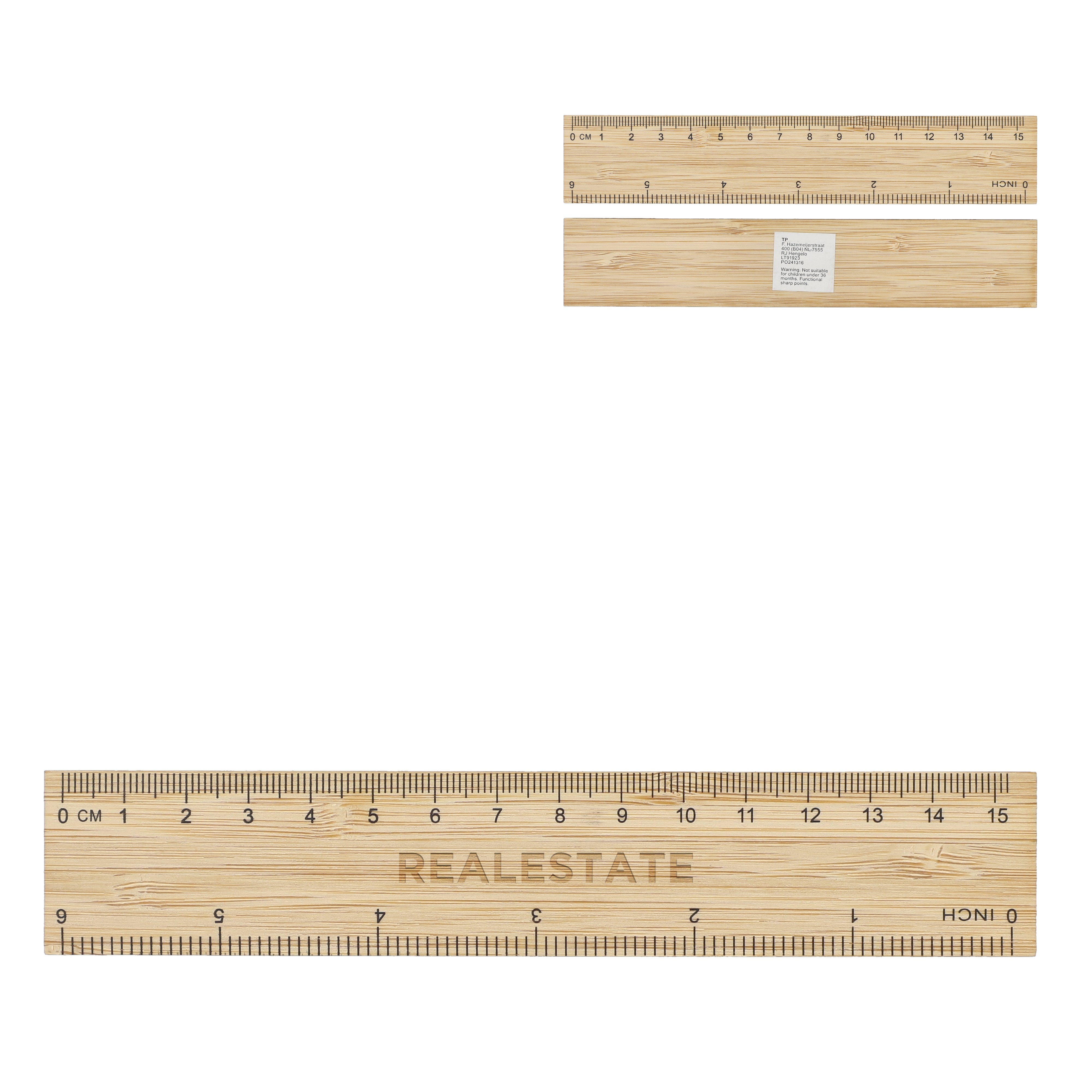 Bambuslineal 15 cm