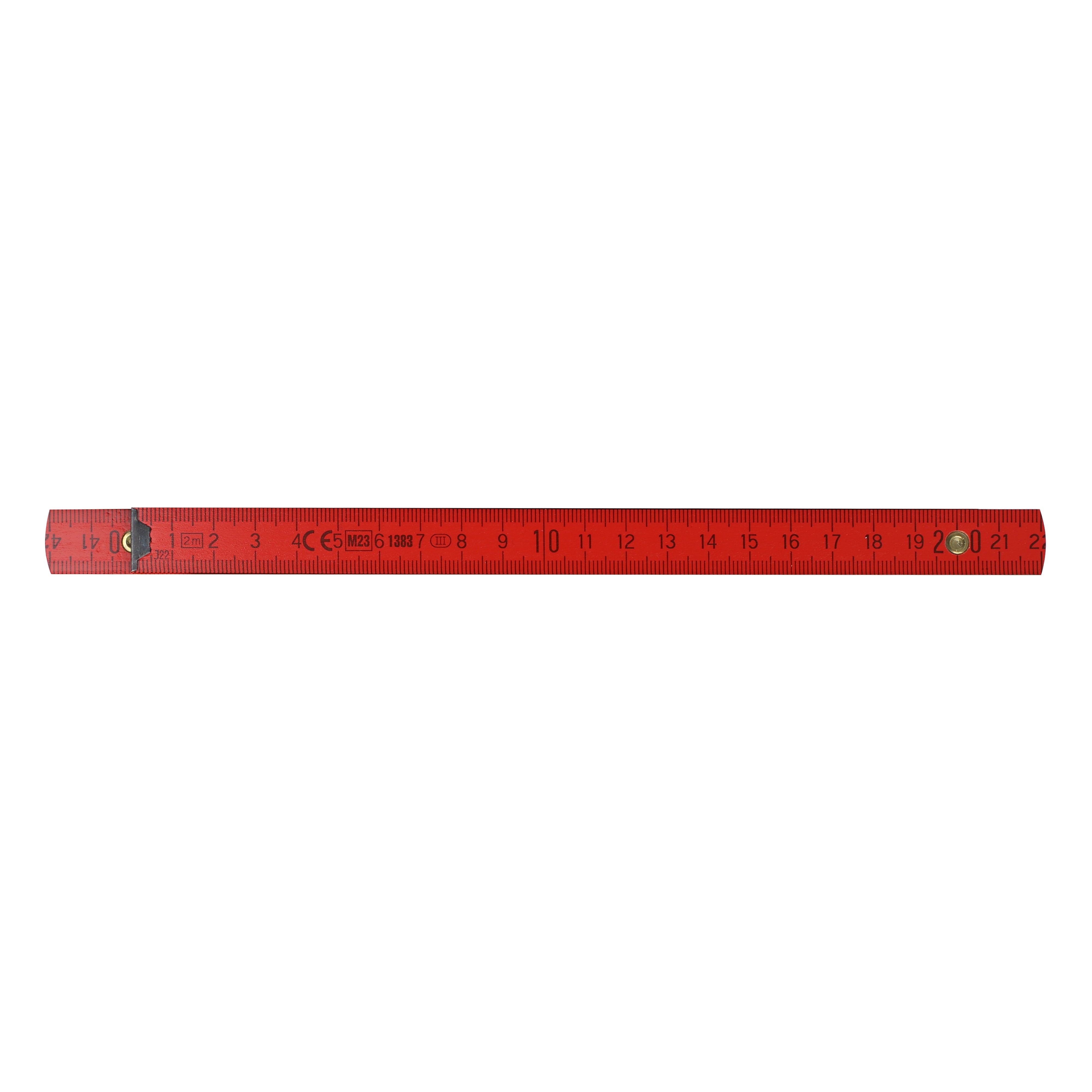 Premium Holz-Zollstock 2 m lackiert