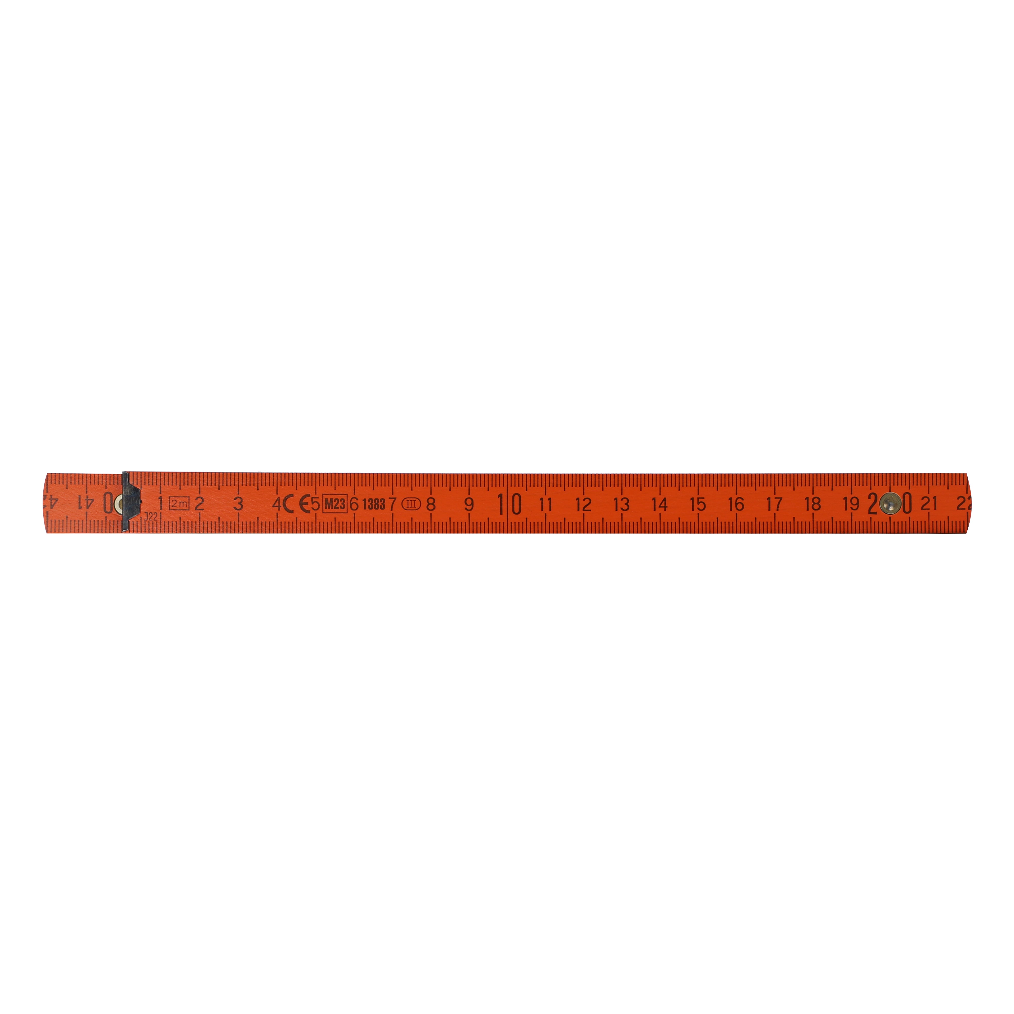 Premium Holz-Zollstock 2 m lackiert