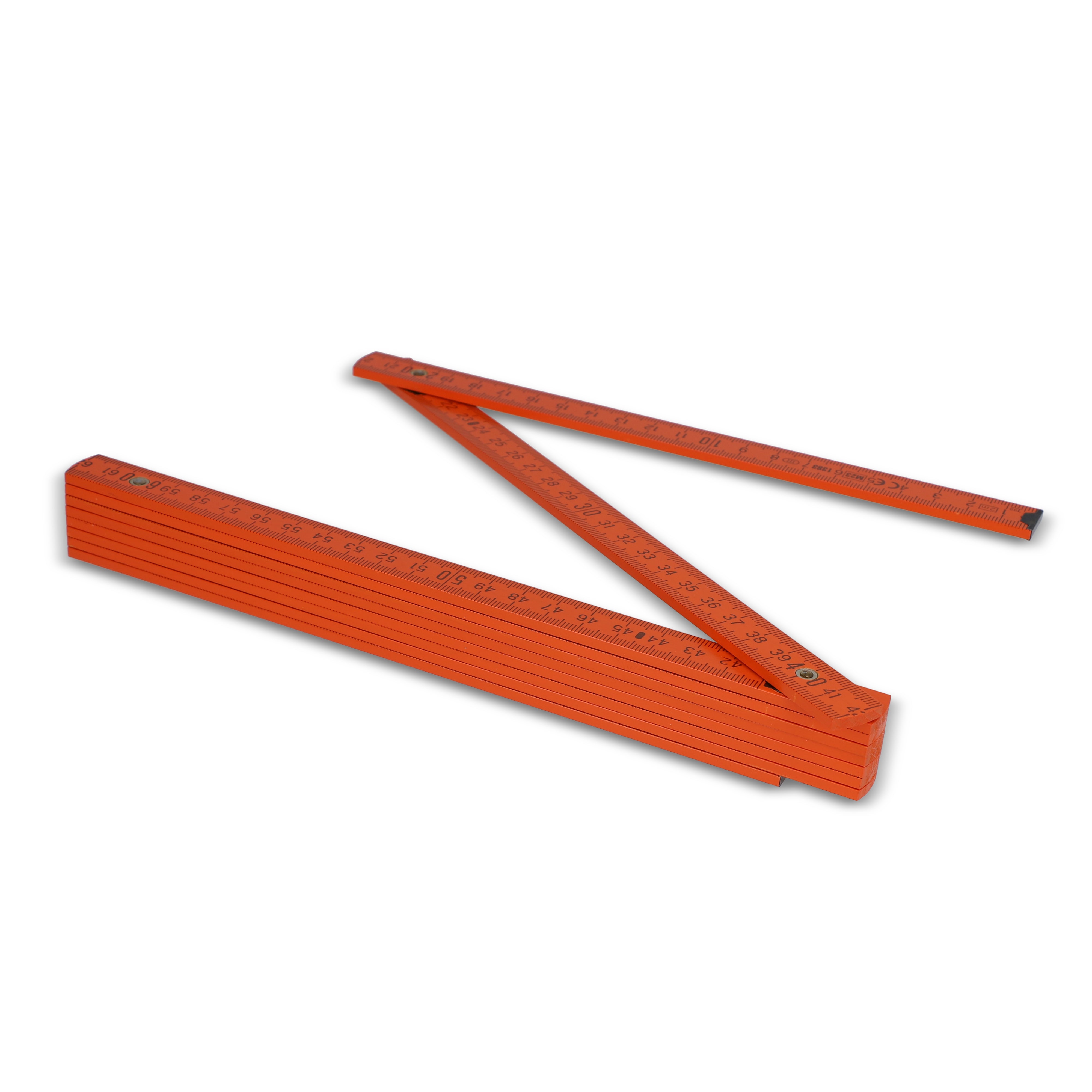 Premium Holz-Zollstock 2 m lackiert