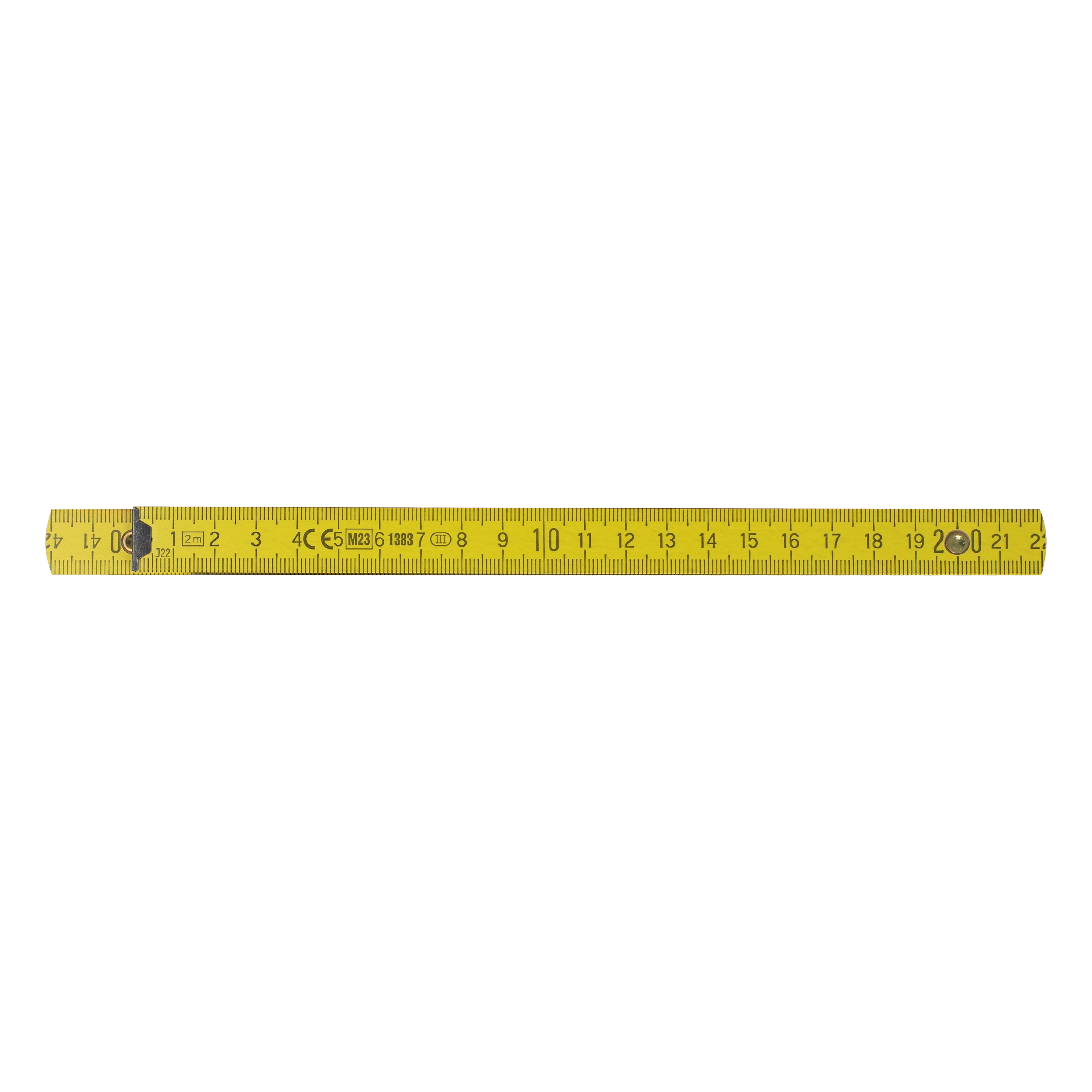 Premium Holz-Zollstock 2 m lackiert