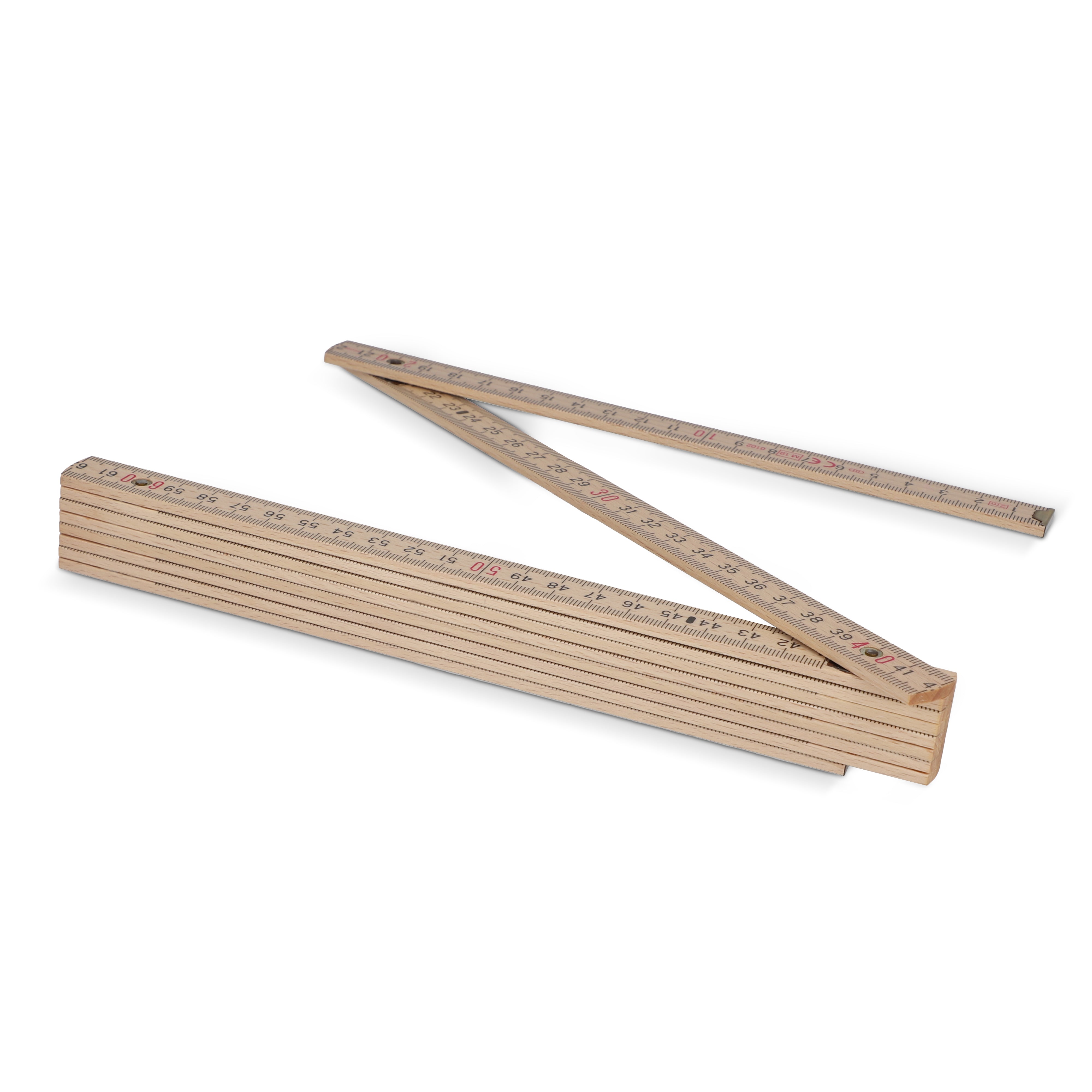 Premium Holz-Zollstock 2 m natur