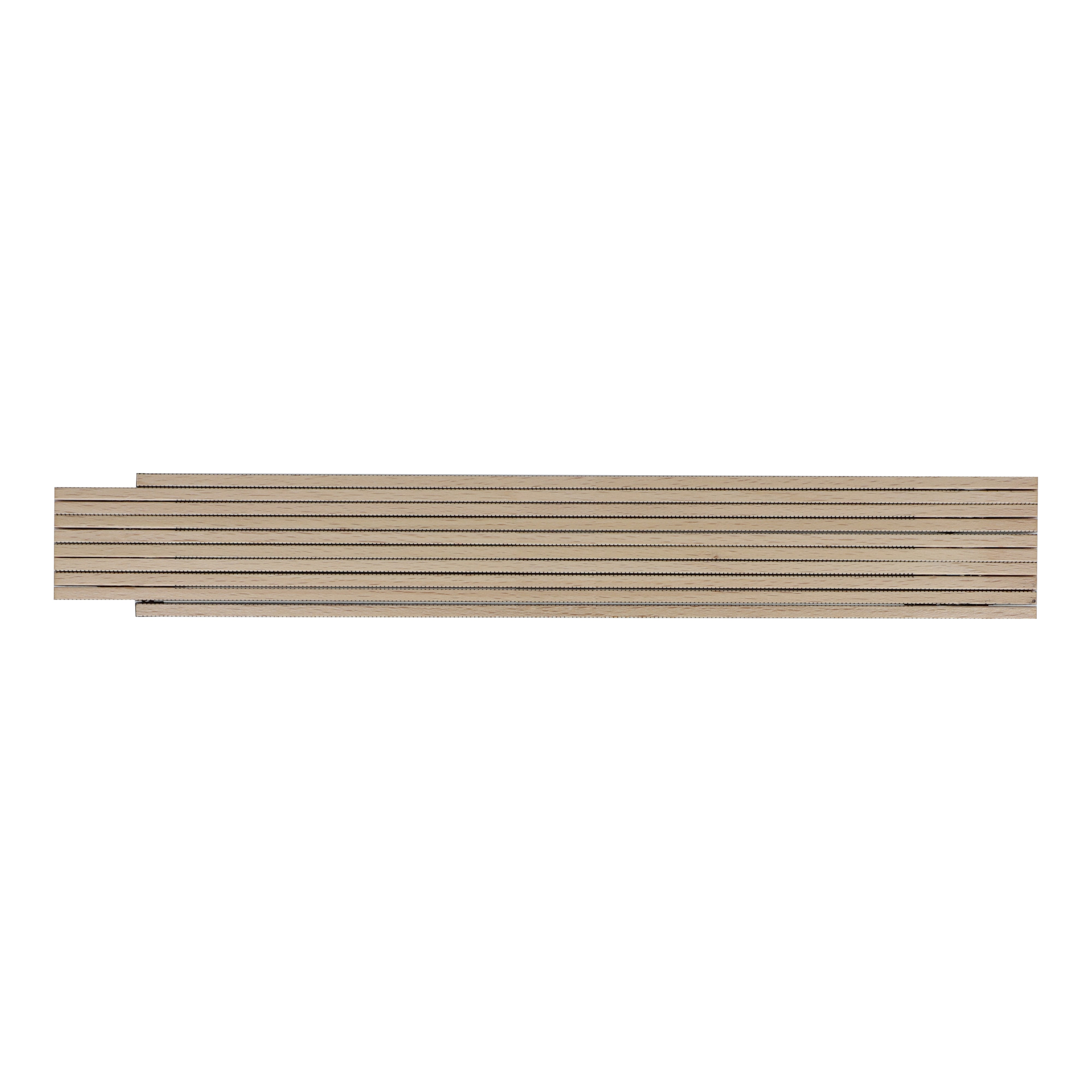 Premium Holz-Zollstock 2 m natur